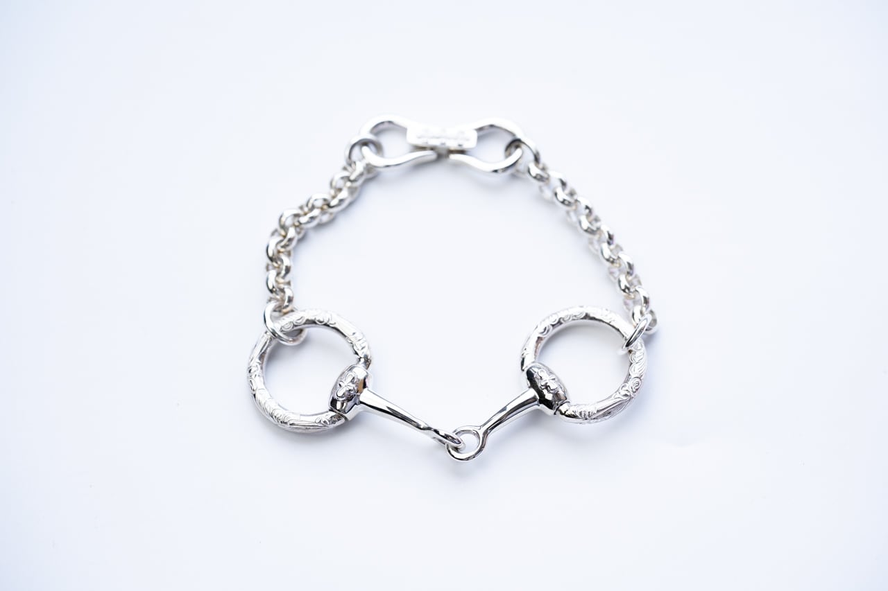 BN-081 Horse bit bracelet (M) | WAKAN SILVER SMITH online store