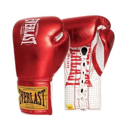 Everlast 1910クラシックファイトグローブ メタリックレッド