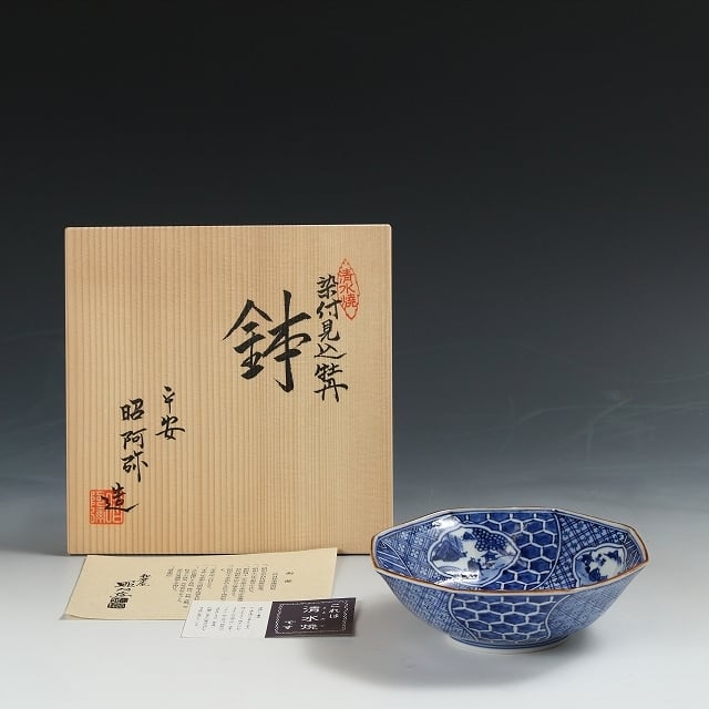 名工 二代 高野昭阿弥｜TAKANO Shoami 2nd ( 京都,清水焼 1941‐ ) 手描