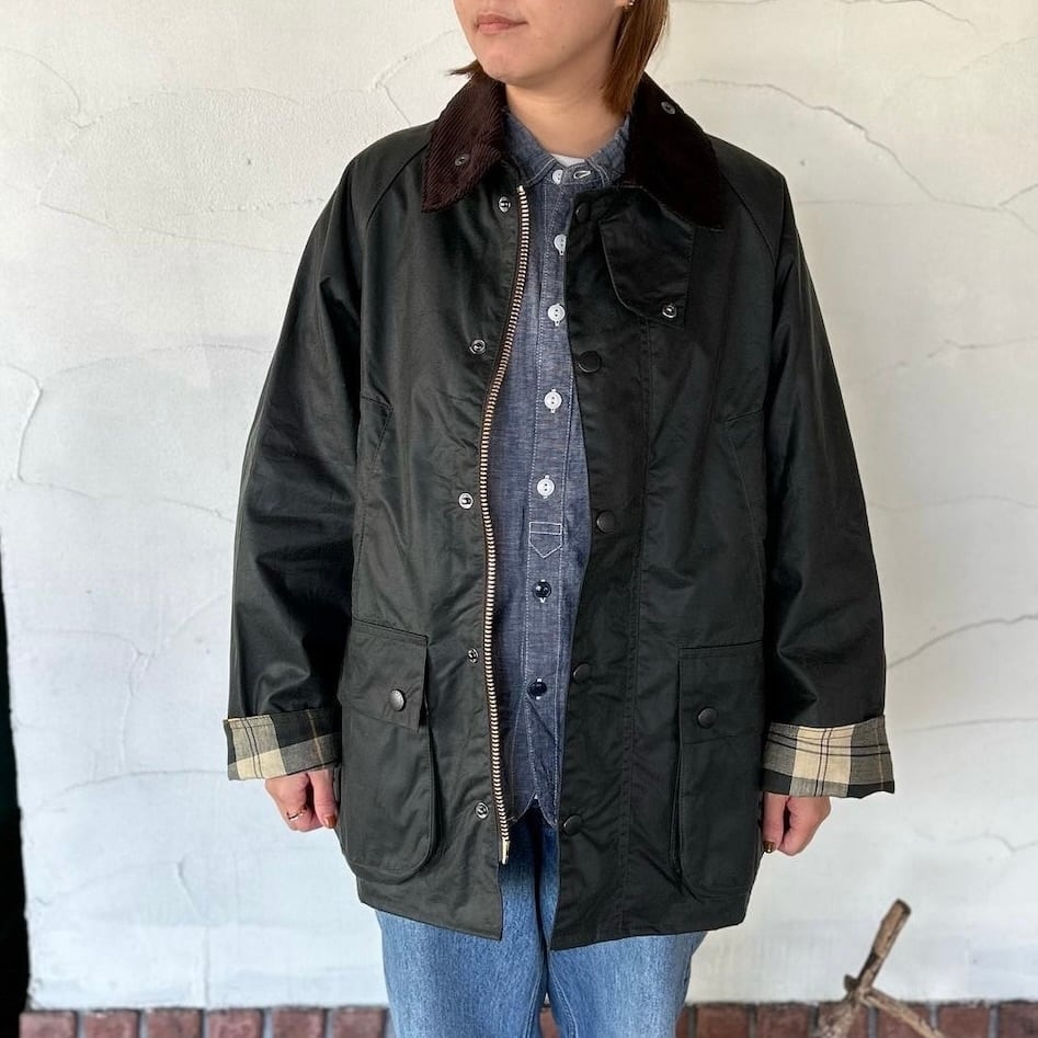 Barbour] ビデイル ワックス オーバーサイズ ジャケット“OS WAX BEDALE