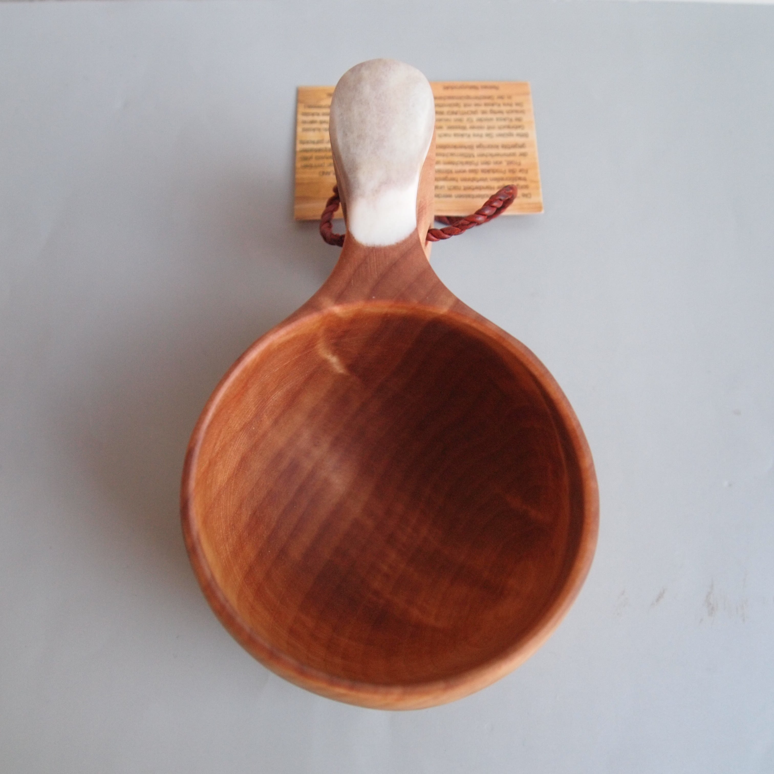 特別販売】コイヴマー／フィンランド産ククサ／2つ穴ハンドル190cc／角