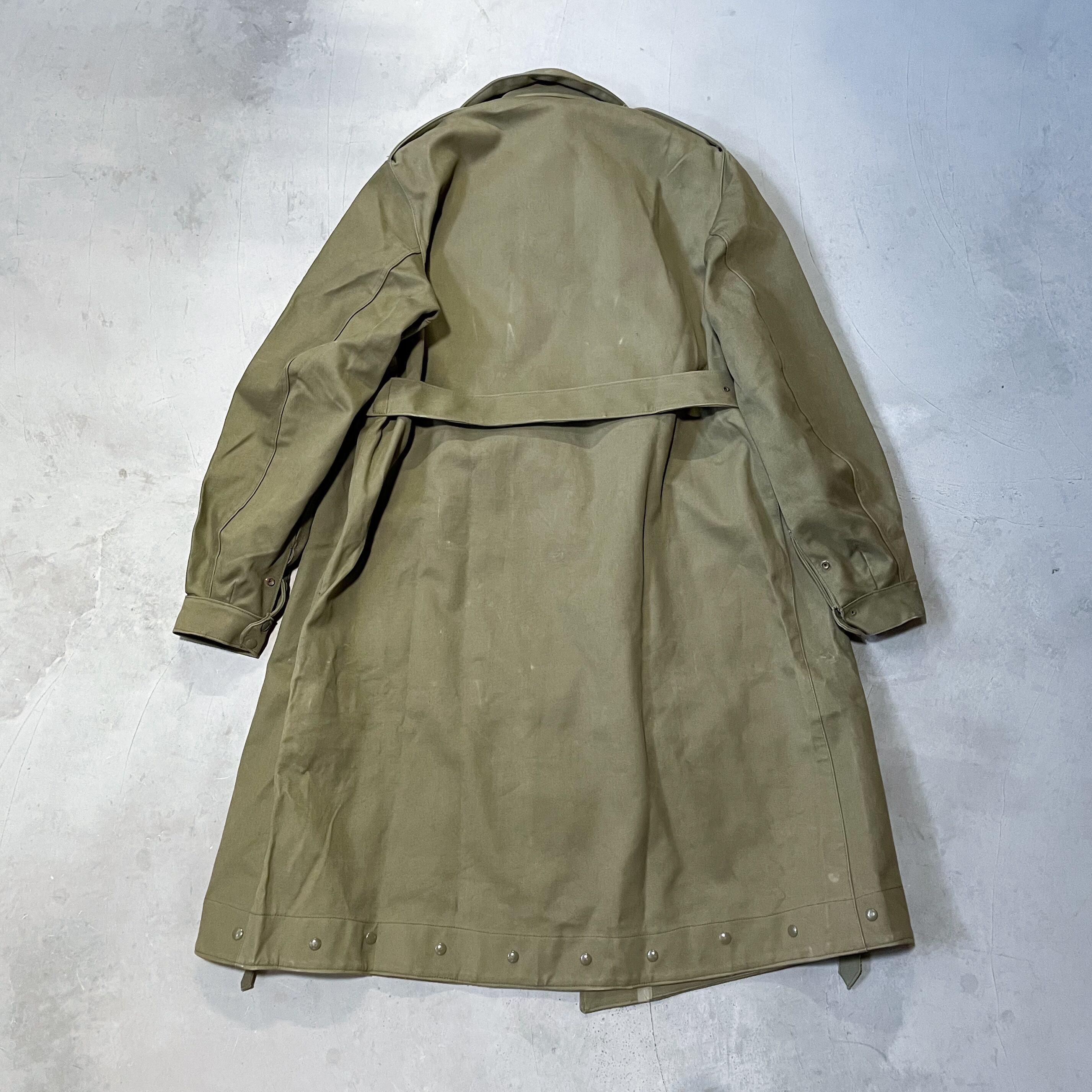 BELGIUM 1950s~ / Dispatch motorcycle coat : Dead stock ベルギー軍