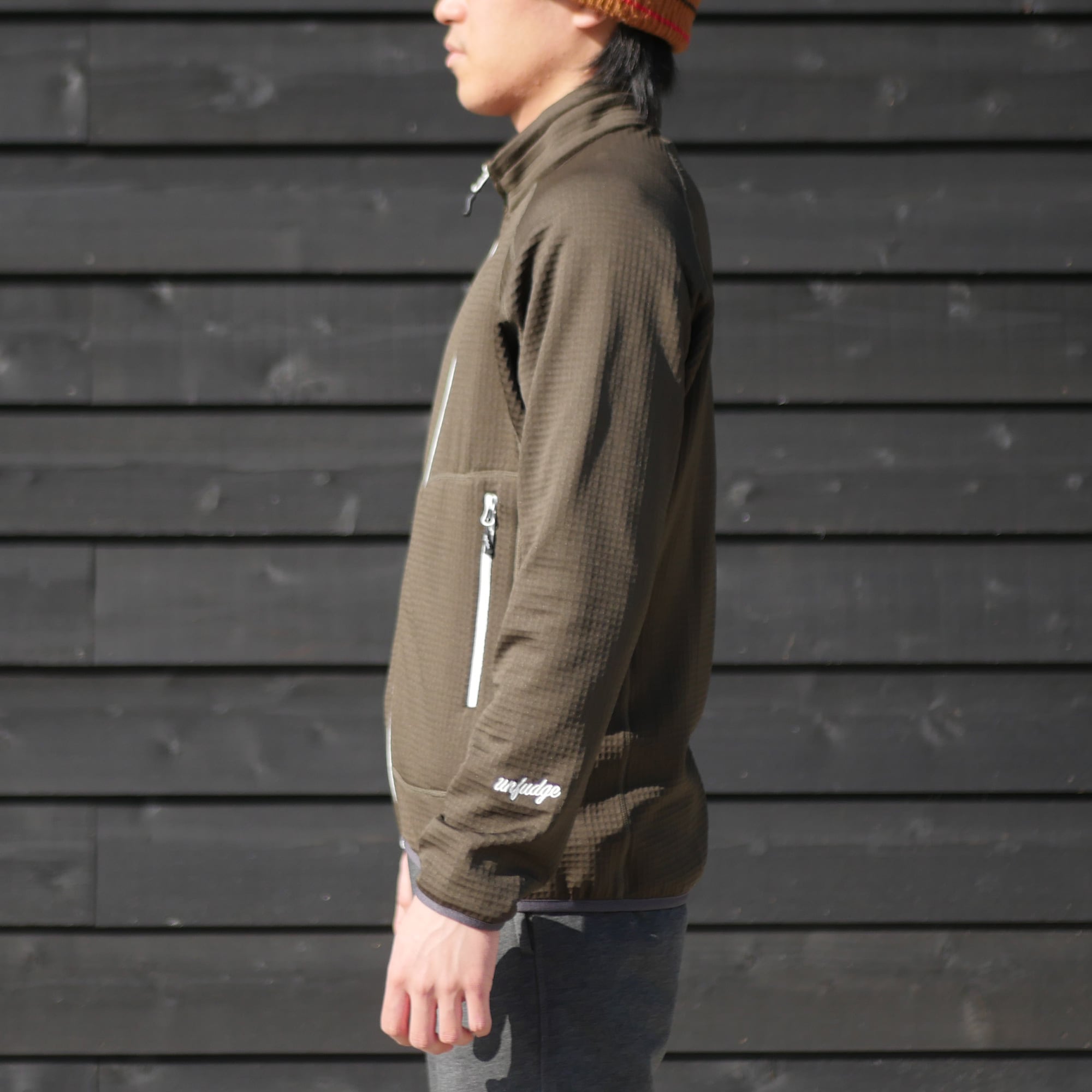 スノーボード unfudge UN2100 Fleece Jacket charcoal XL 21UN2100