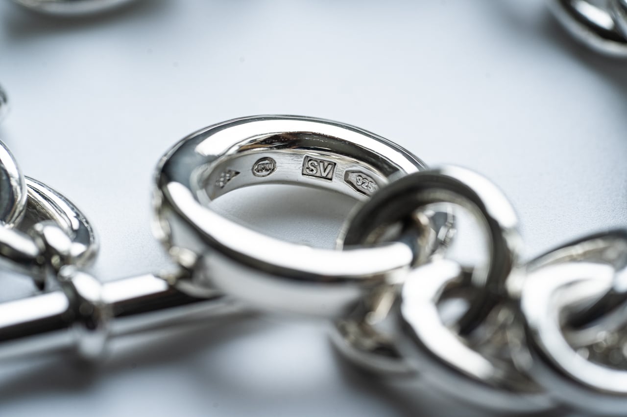 BN-036 Hook connect gradually (徐々に太く) Bracelet | WAKAN SILVER