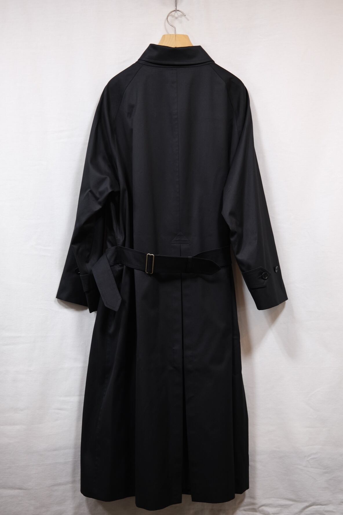 CIOTA”スビンコットンギャバジンタイロッケンコートBLACK” | Lapel