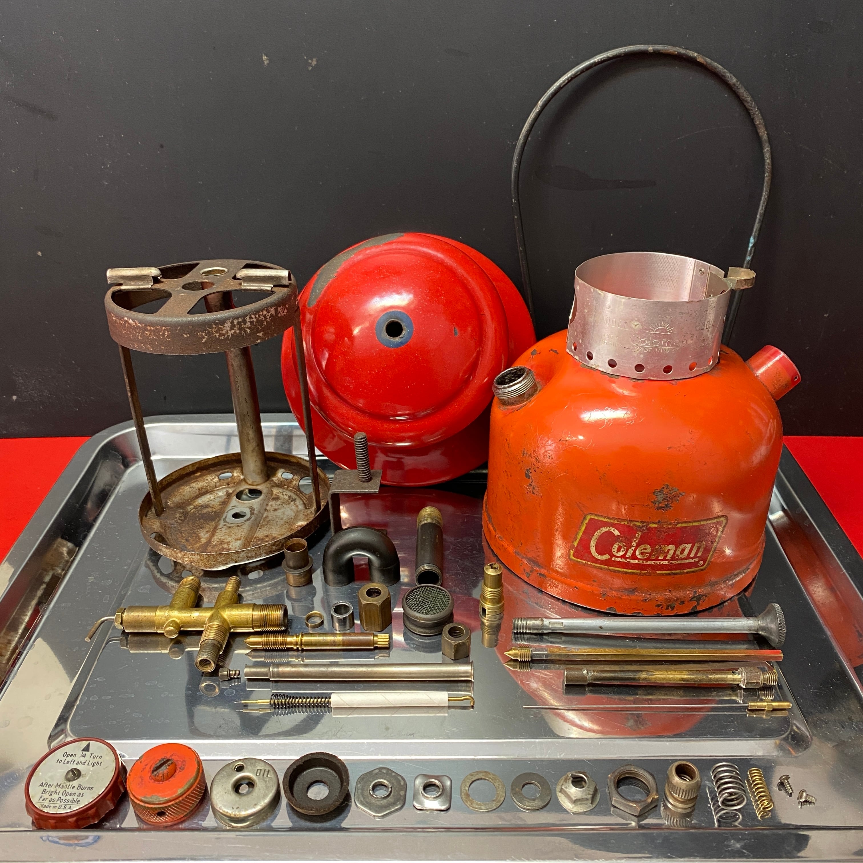 特価1956年3月製 コールマン 200A ランタン （イエローボーダー）u03