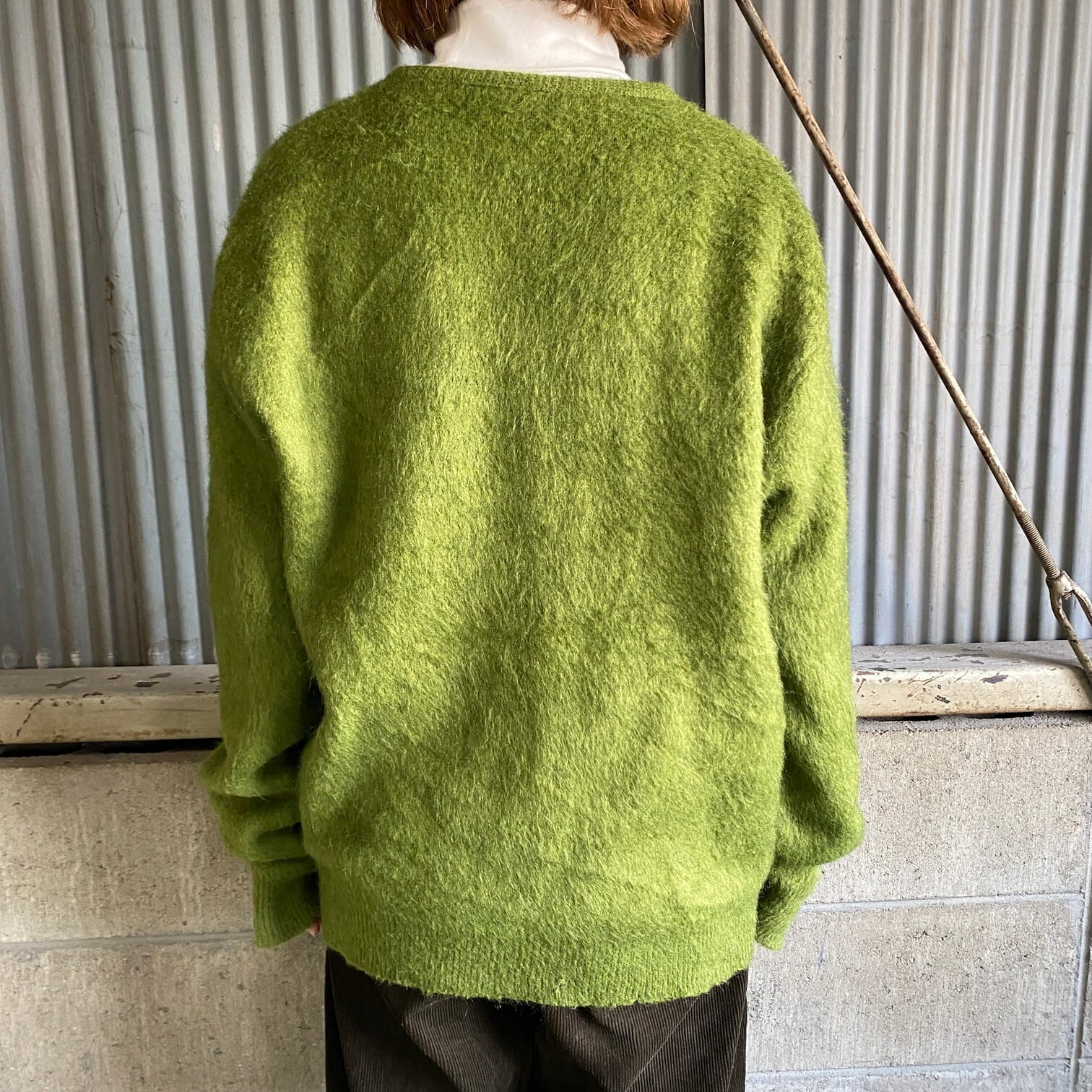 60年代〜70年代 USA製 Sears KINGS ROAD モヘア カーディガン メンズM