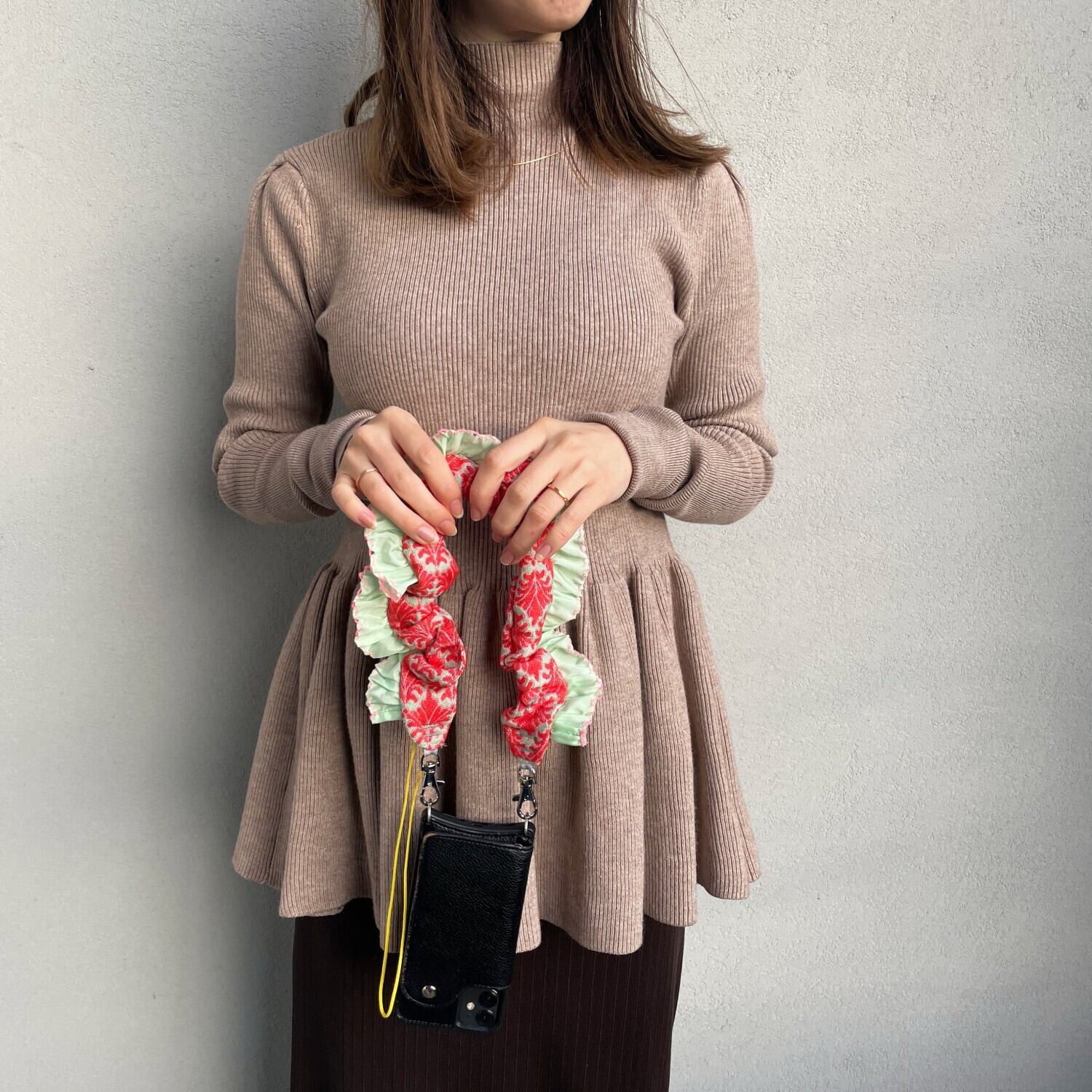 Furi Furi Strap 柄生地 (IRST-812) スマホストラップ | irodori