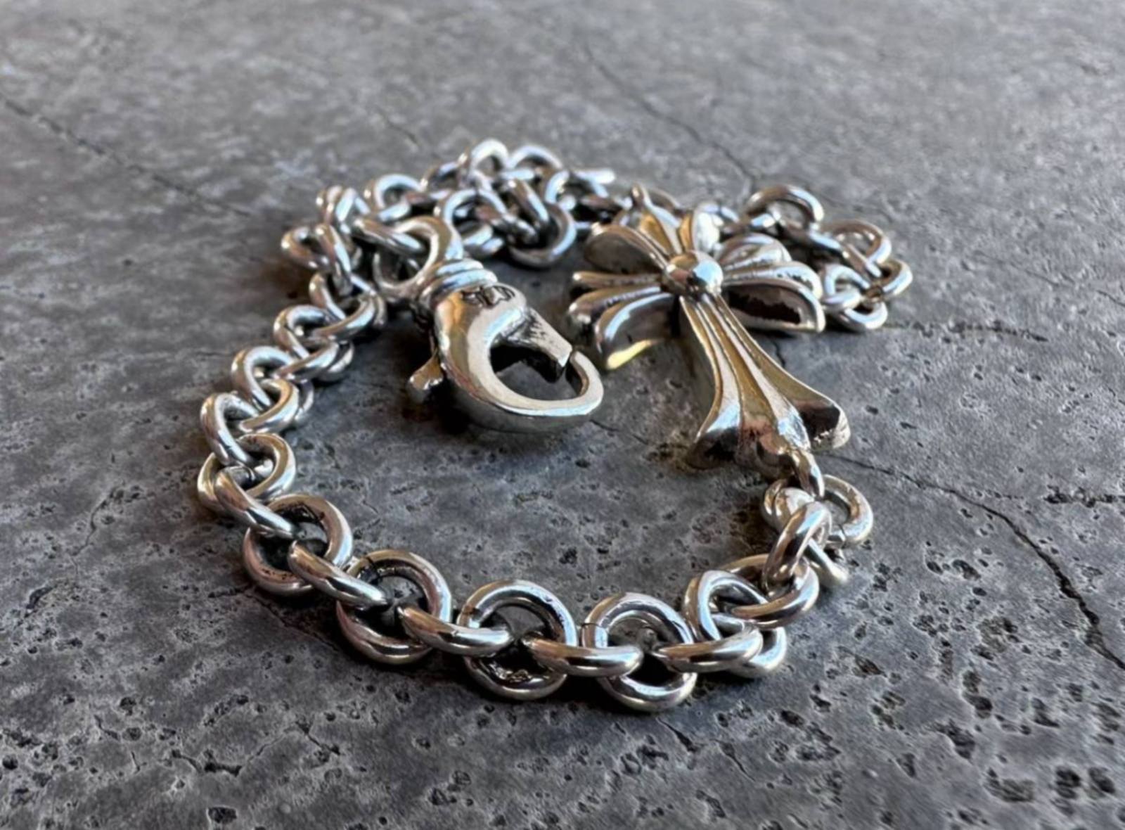 CHROME HEARTS クロムハーツ タイニー CHクロス ブレスレット NE