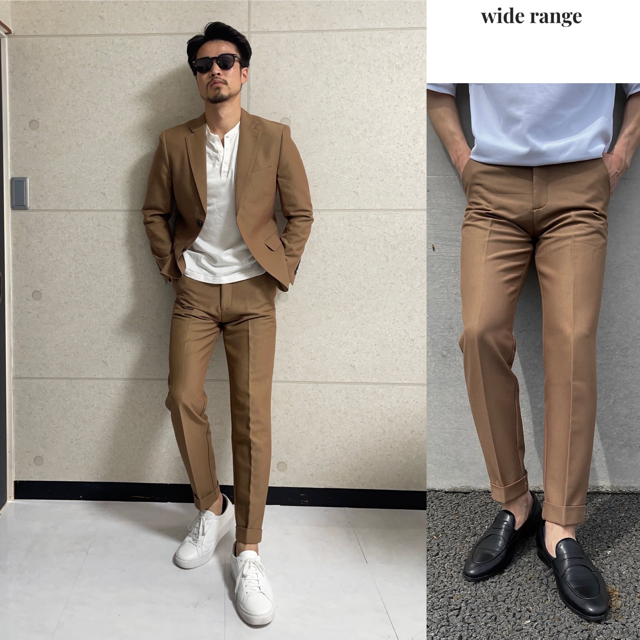 ゴールデンブラウンセットアップ【シングルジャケット】 | Wide Range