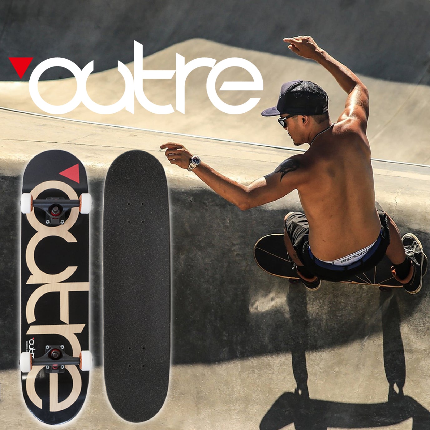 スケートボード 8インチ コンプリートモデル | outre