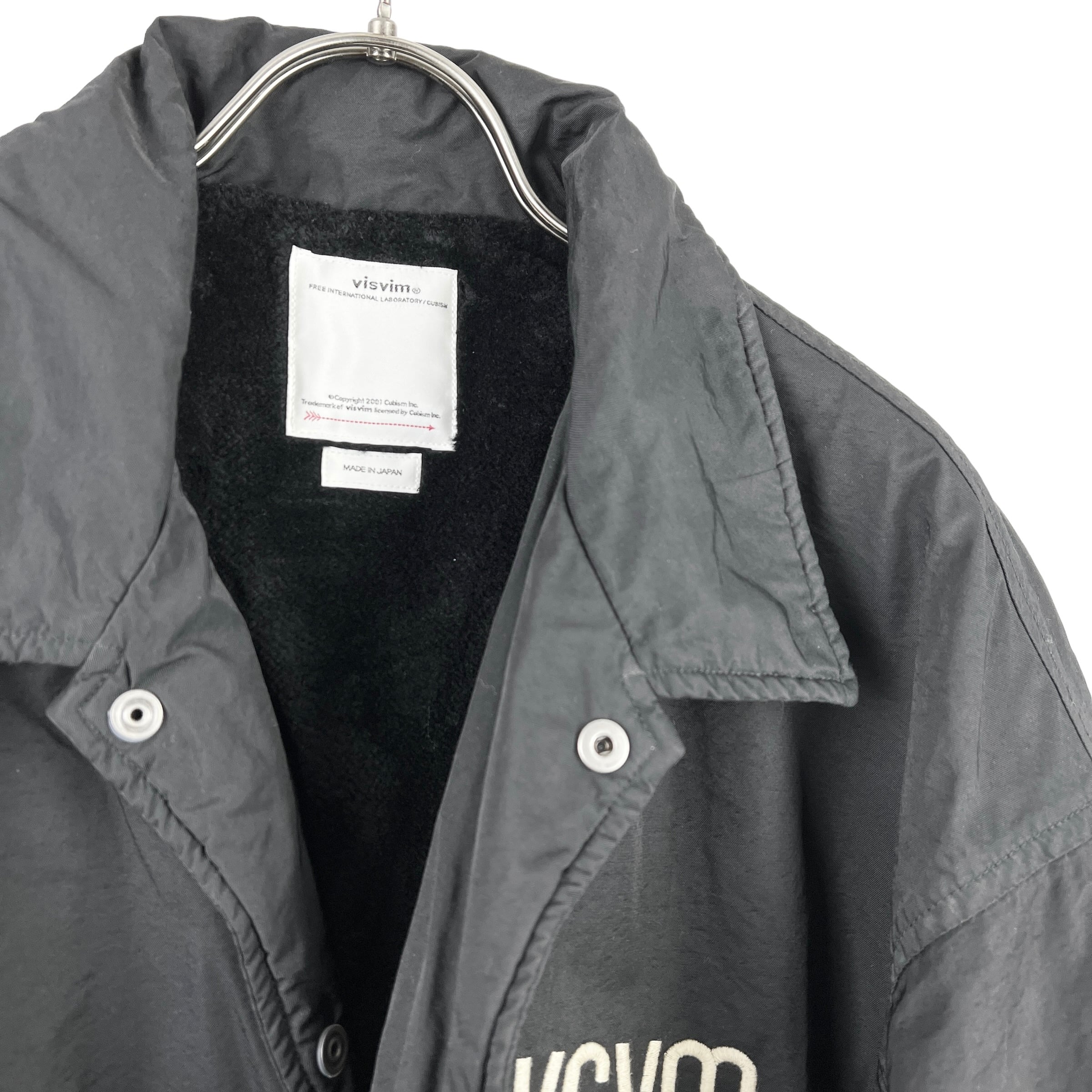 VISVIM(ビズビム) PEERLESS TEAM COACH Jacket (black) | command+enter