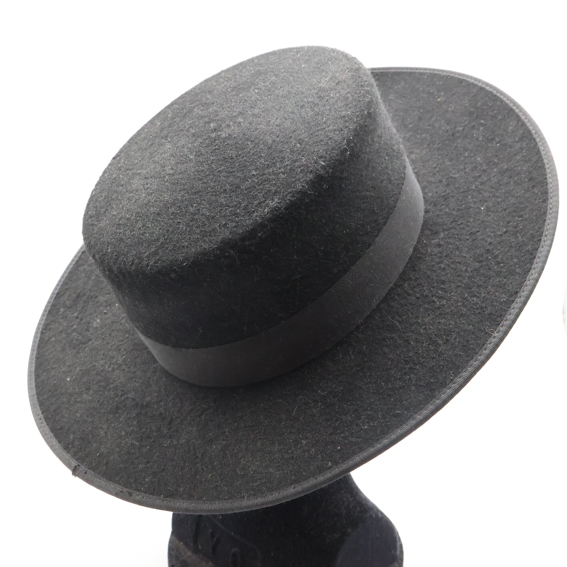 スペイン製 フラメンコ衣装】ブラック Tberia コルドベス ハット 帽子