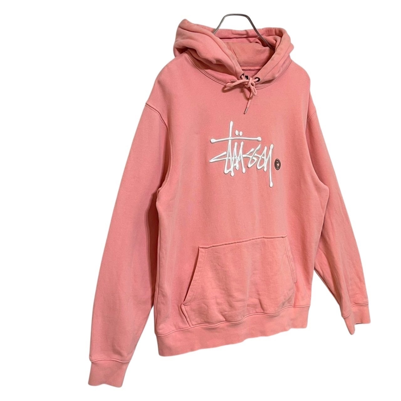 stussy ステューシー パーカー フーディ M センターロゴ 刺繍ロゴ