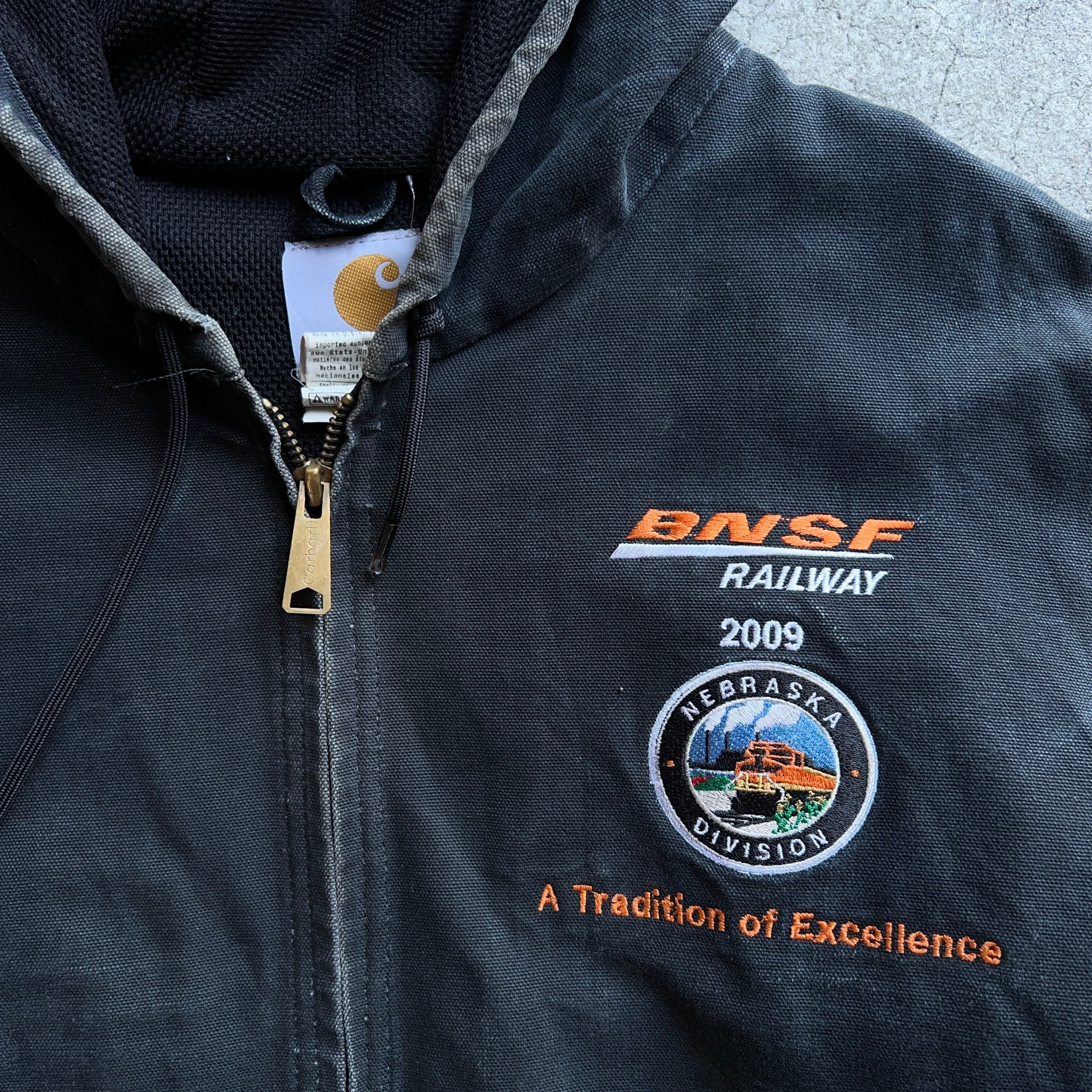 00's Carhartt Active Jacket Fade BLACK SIZE XL 00年代 カーハート