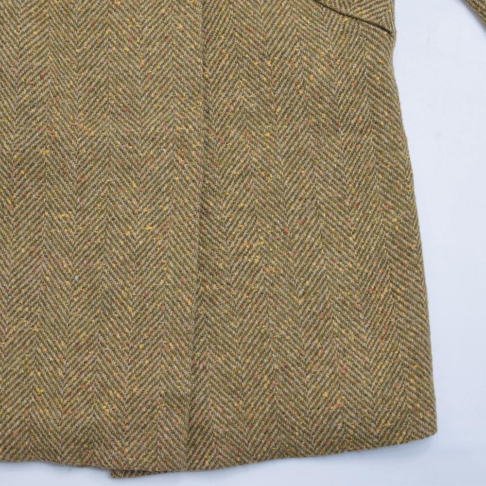 60～70s Vintage アメリカ製 ヘリンボーンツィード ダブルブレスト
