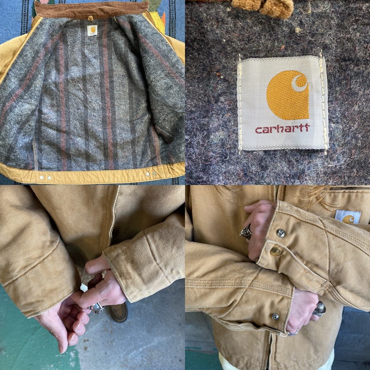 カーハート デトロイトジャケット ダック地 ワークジャケット メンズM