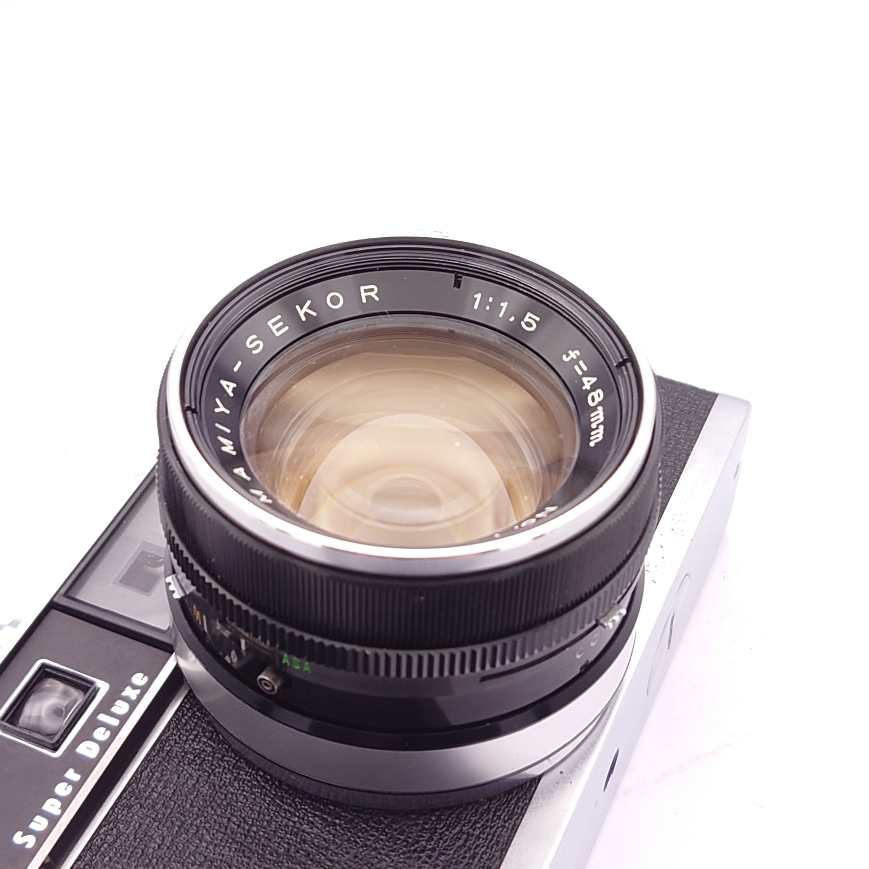 整備済み】 MAMIYA Super Deluxe SEKOR 48mm F1.5 大口径 コンパクト