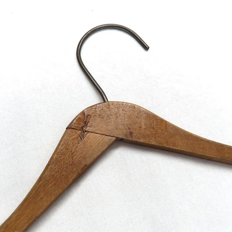 古着 ビンテージ ウッドハンガー 木製ハンガー USA雑貨 アンティーク