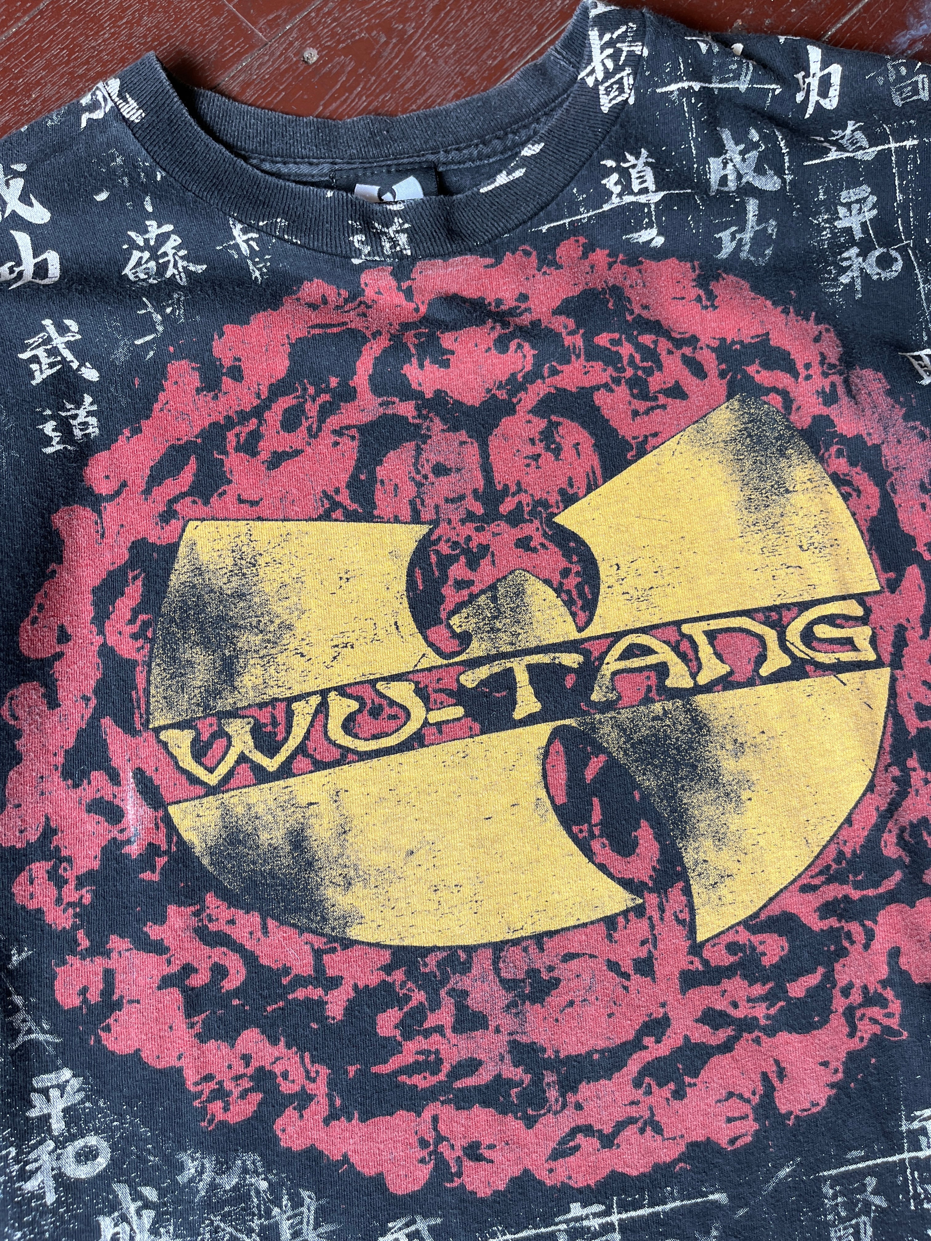 00's Wu-Tang Clan T-shirt 2007 ウータンクラン 漢字 ラップT rap tee