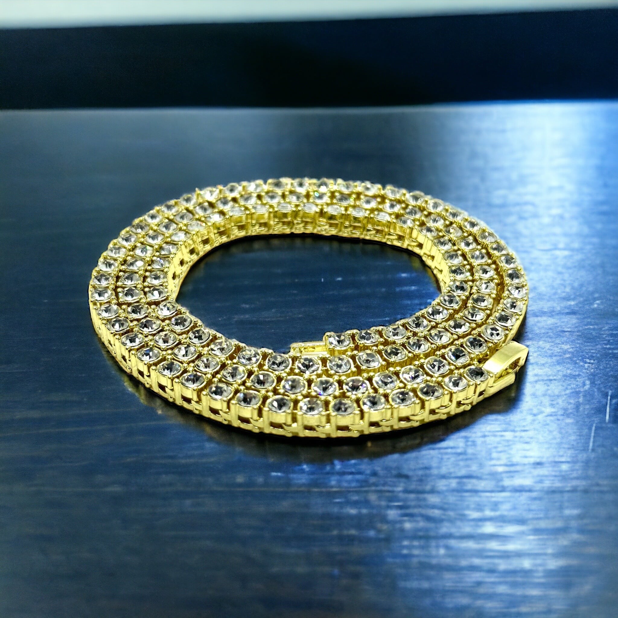 送料無料 テニスネックレス 60cm 50cm 45cm 幅4mm テニスチェーン