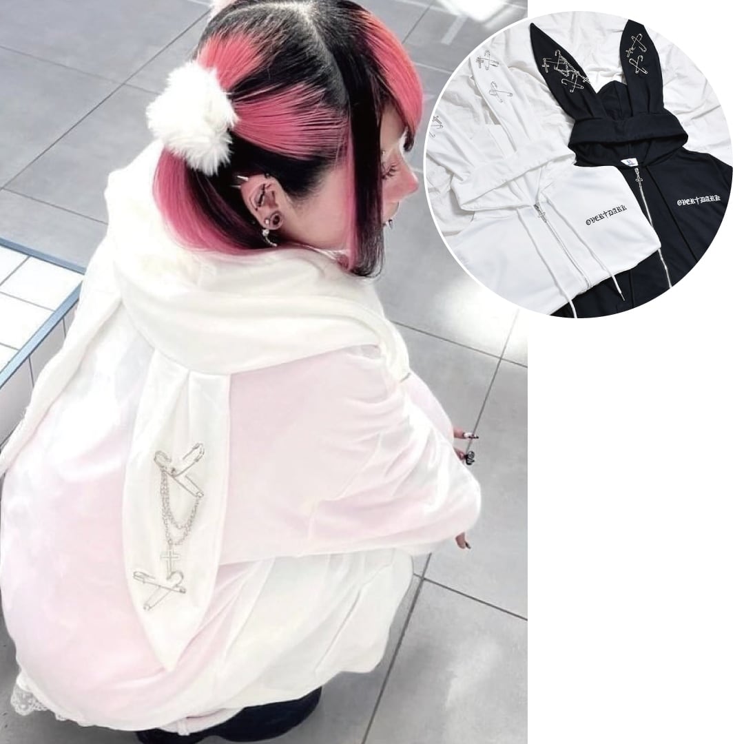 うさ耳ZIPパーカー(薄手) | VOLCAN&APHRODITE