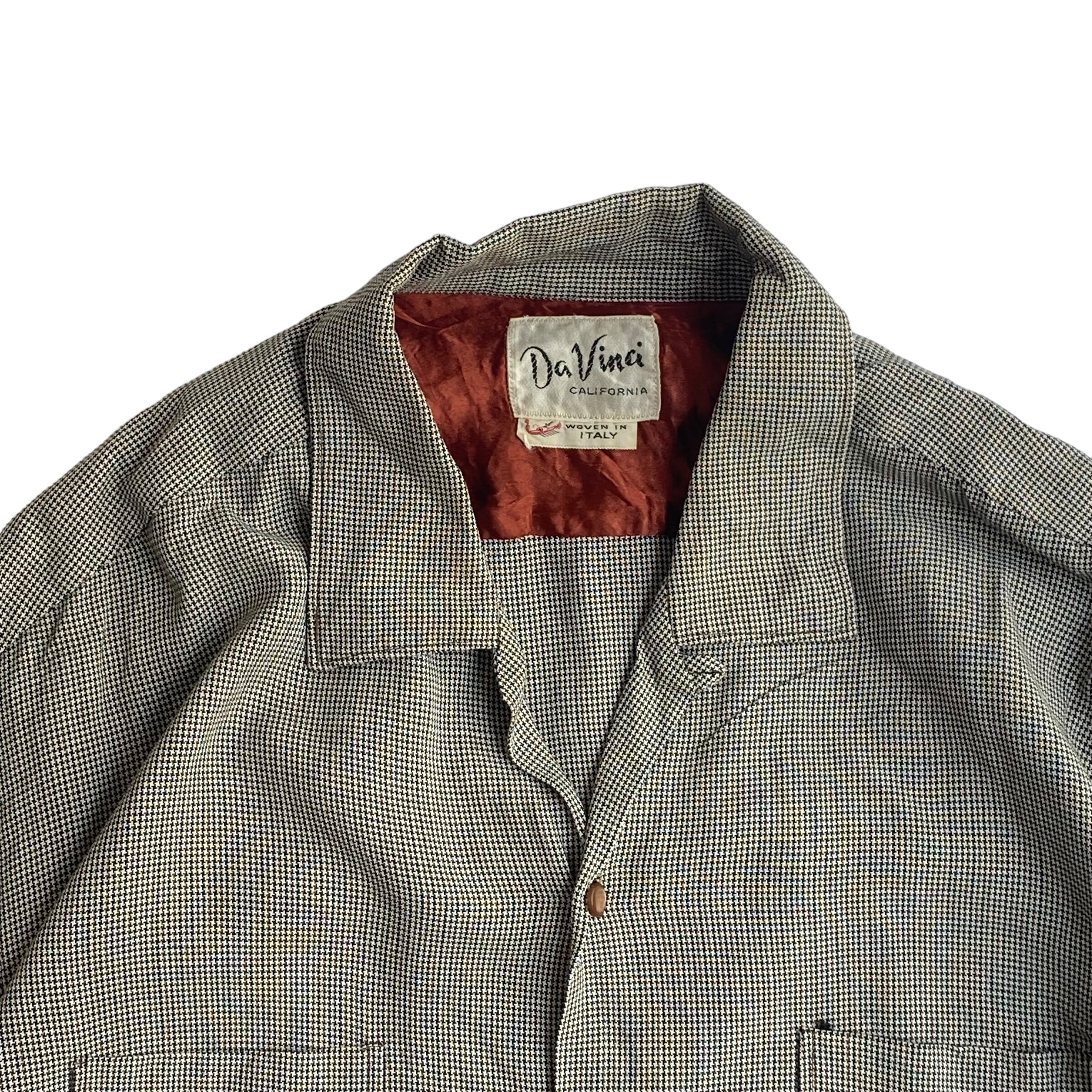 ビンテージシャツ】60s レーヨンシャツ Da Vinci 開襟シャツ | S.O