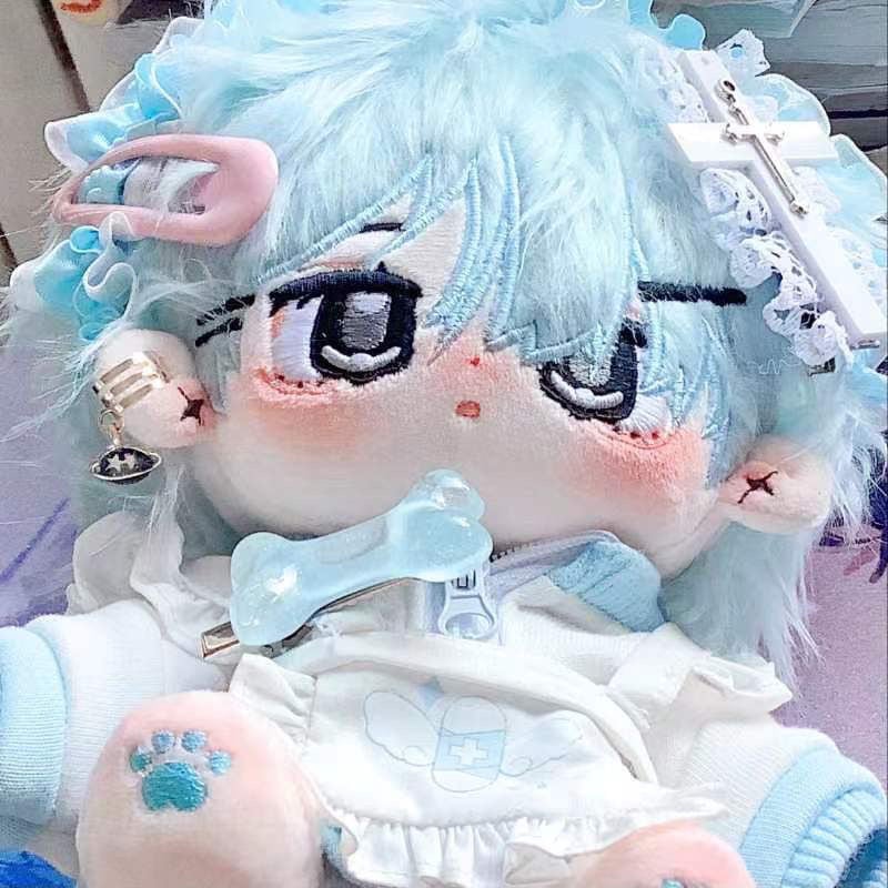 ✿20cm✿ コウ宝 骨あり 無属性ぬいぐるみ 地雷系本体綿人形棉花娃娃