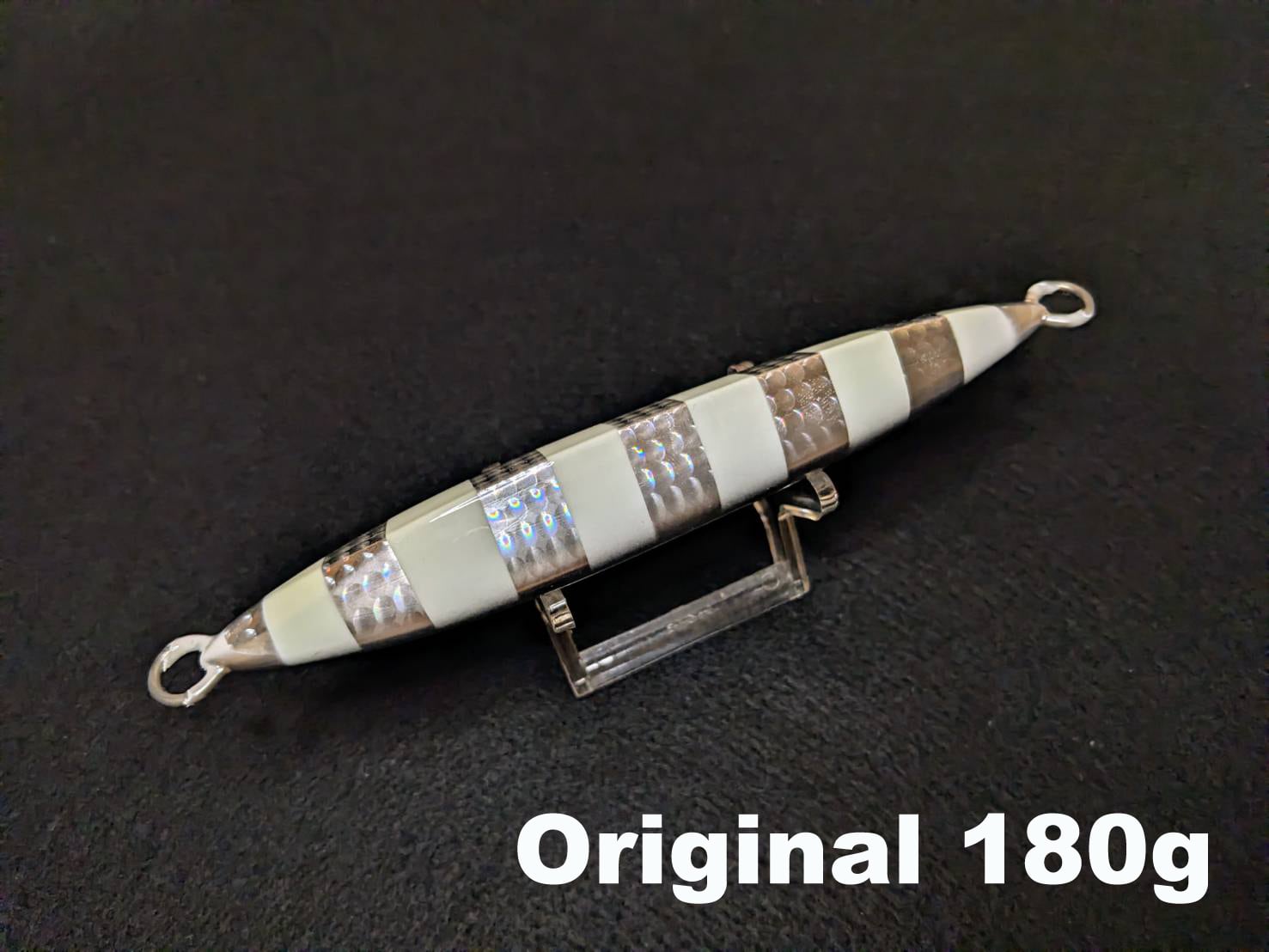 タングステン (無塗装 180g 1個) タイラバ ヘッド 保護チューブ付 鯛