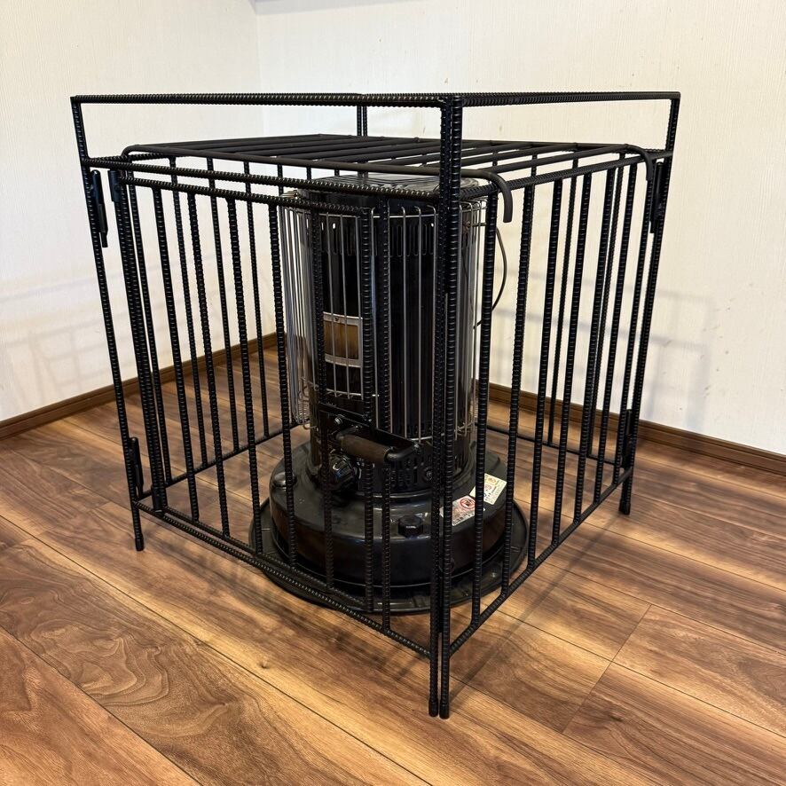 トヨトミ KS-67H対応 ストーブガード 工房金魚アイアンシリーズ 艶消し