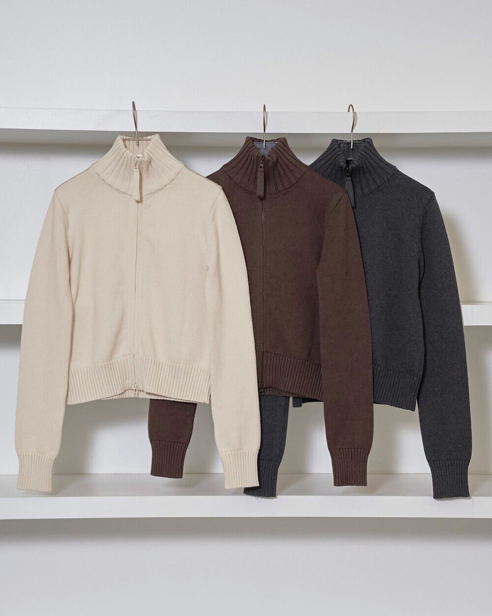 TODAYFUL／Compact Zip Knit | polne