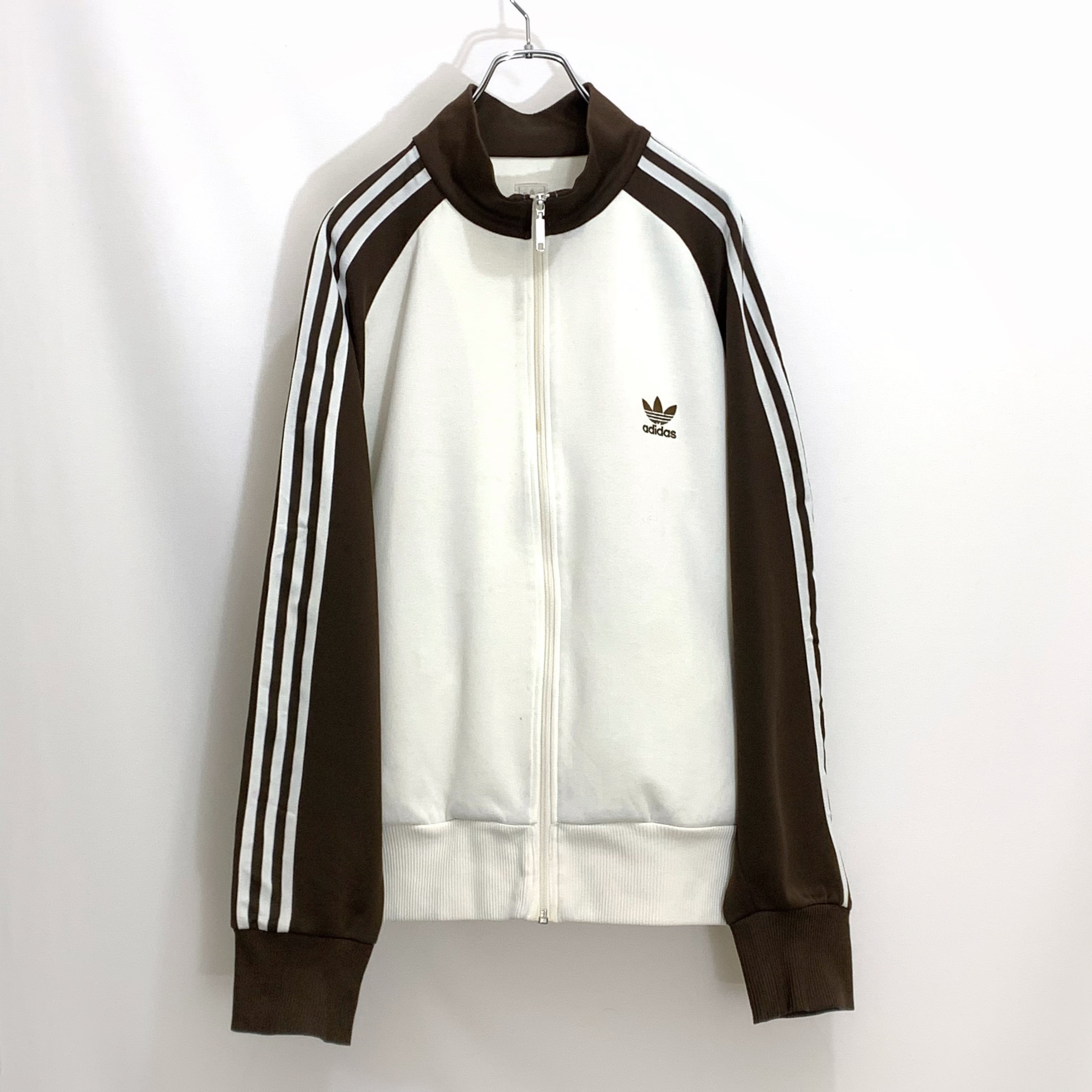 アディダス adidas トラックジャケット ブラウン 茶色 80s 90s