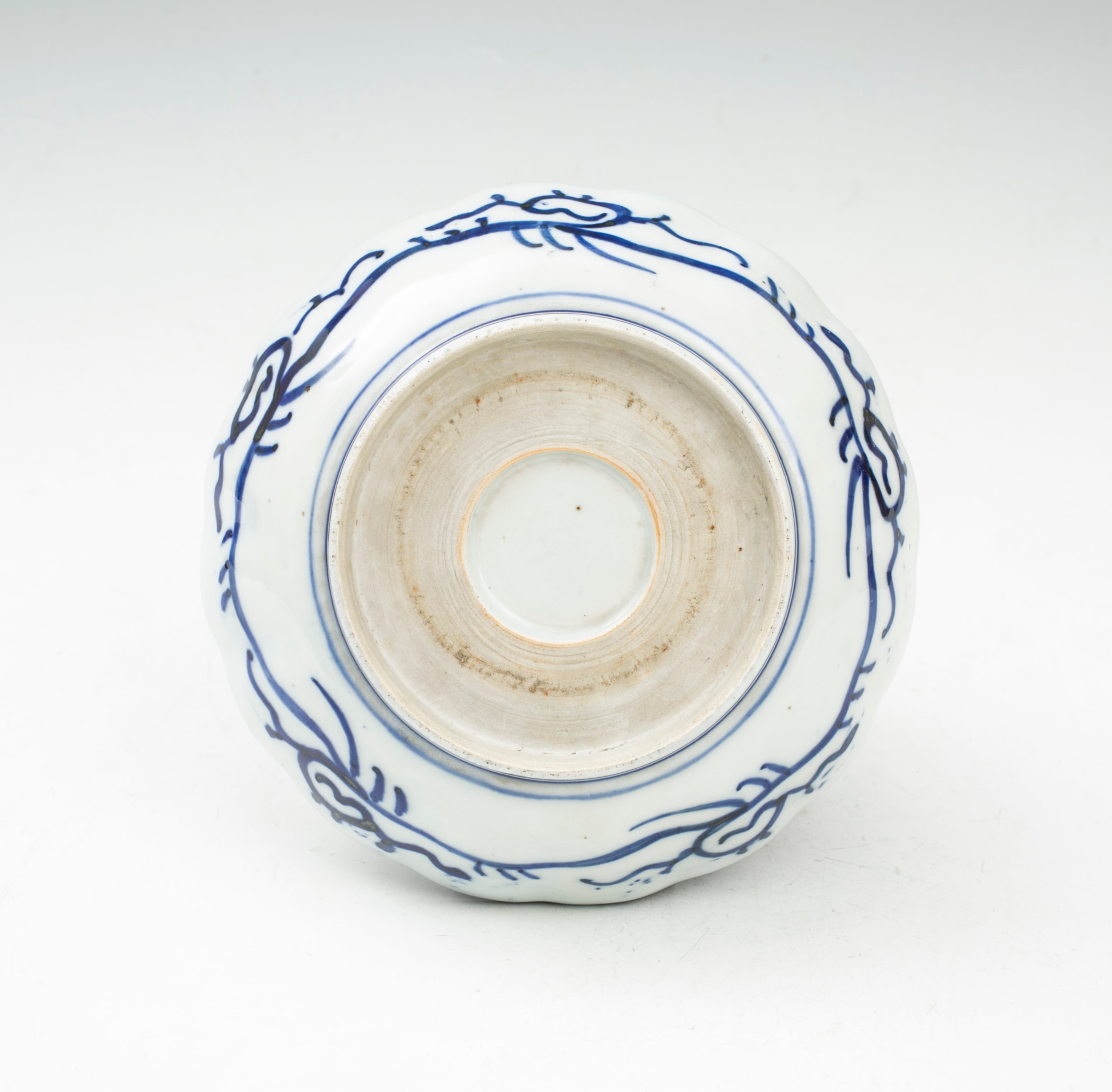 微塵唐草 松竹梅 膾皿 明治 型紙印判 紙摺 日常使い 暮らしの骨董 生活