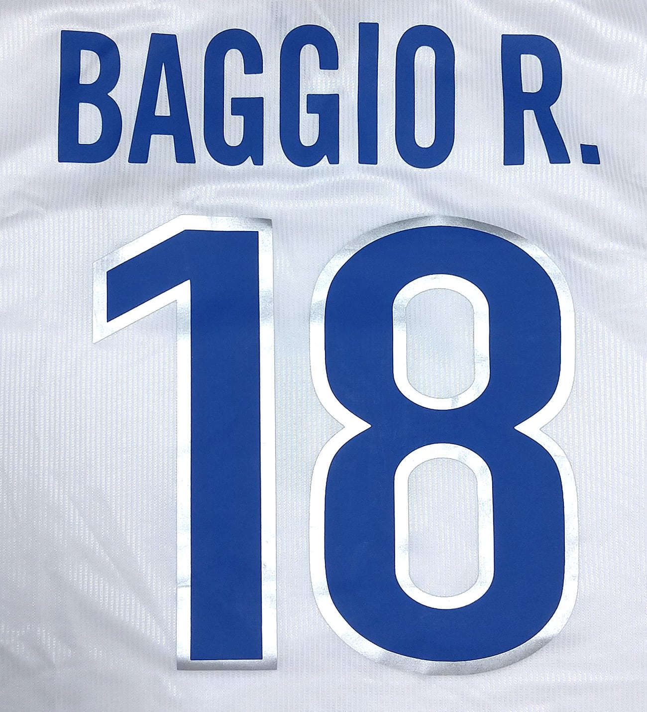 イタリア代表 1998 アウェイ半袖 Old Legend Jersey 復刻版 #18 BAGGIO