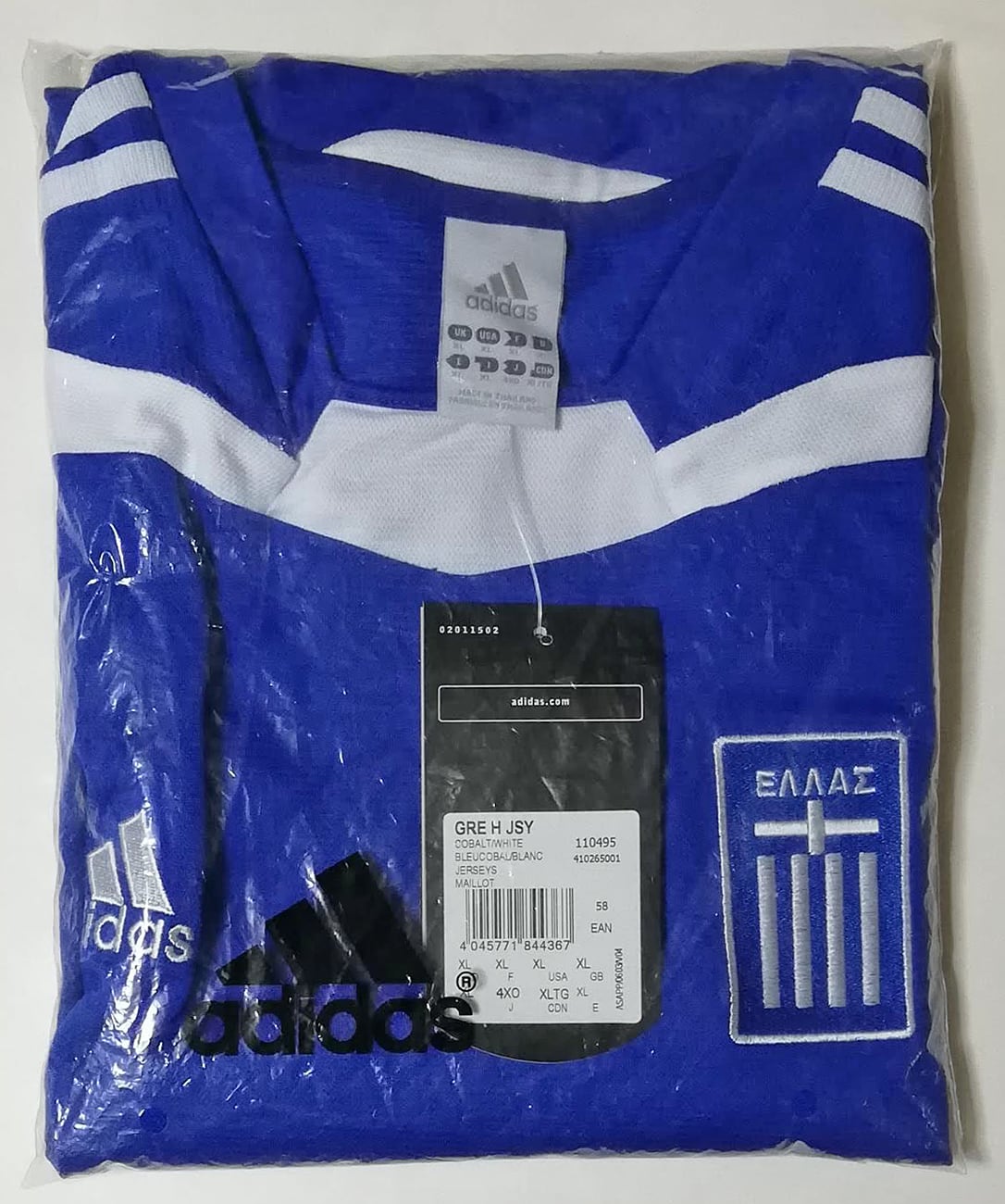 ギリシャ代表 2004 adidas ホーム半袖 ユニフォーム | Qoly × LFB Vintage