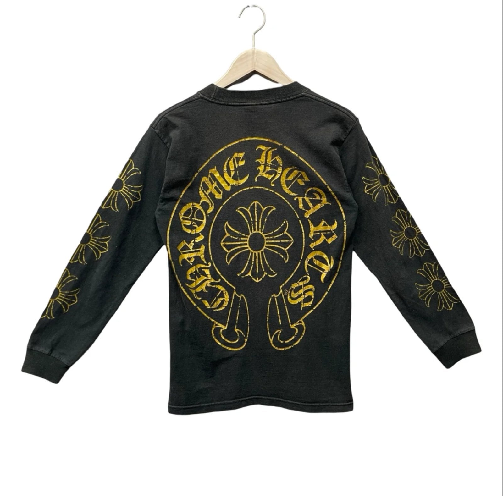 CHROME HEARTS クロムハーツ スクロールラベル バックホースシュー