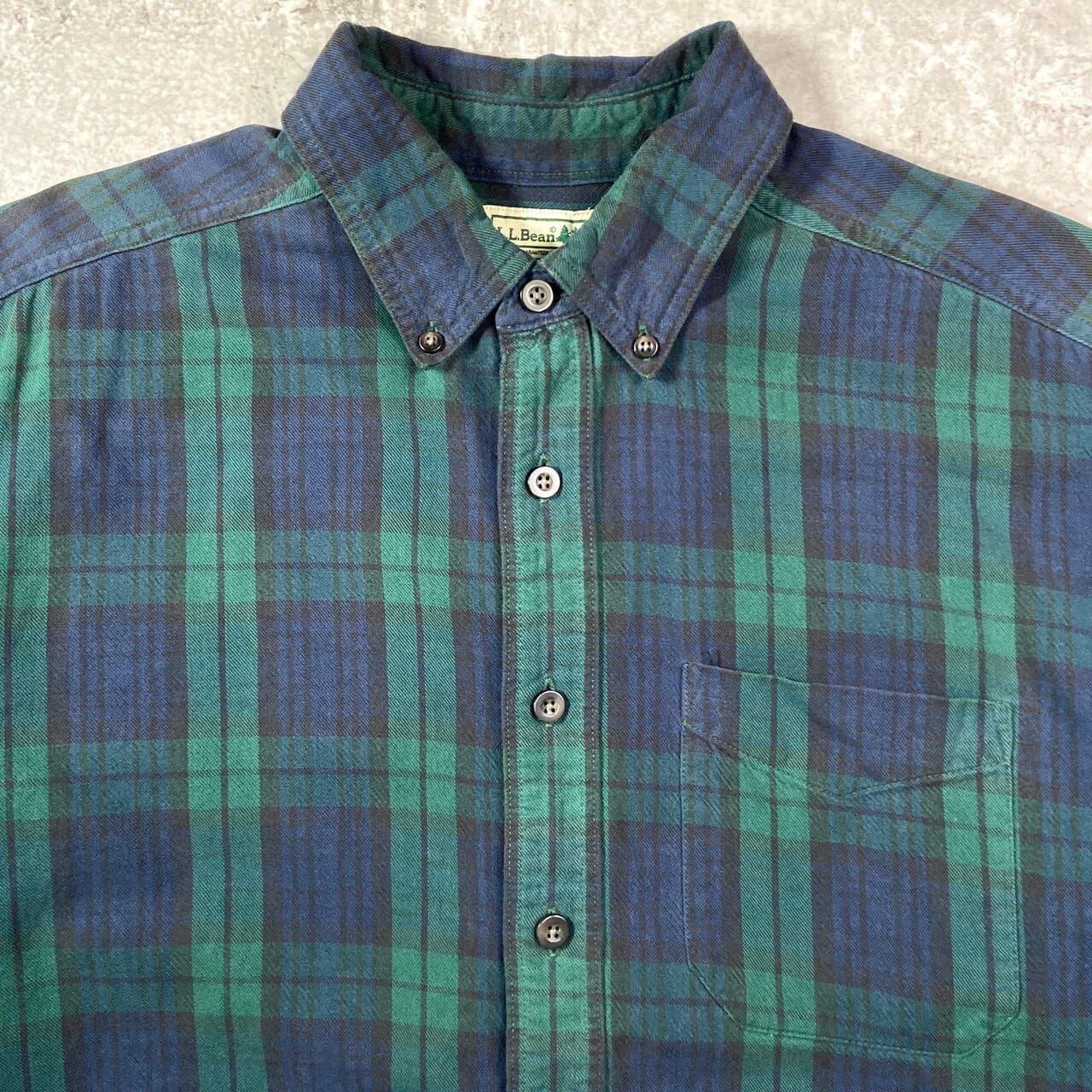 L.L.Bean エルエルビーン ブラックウォッチ チェックシャツ フランネル