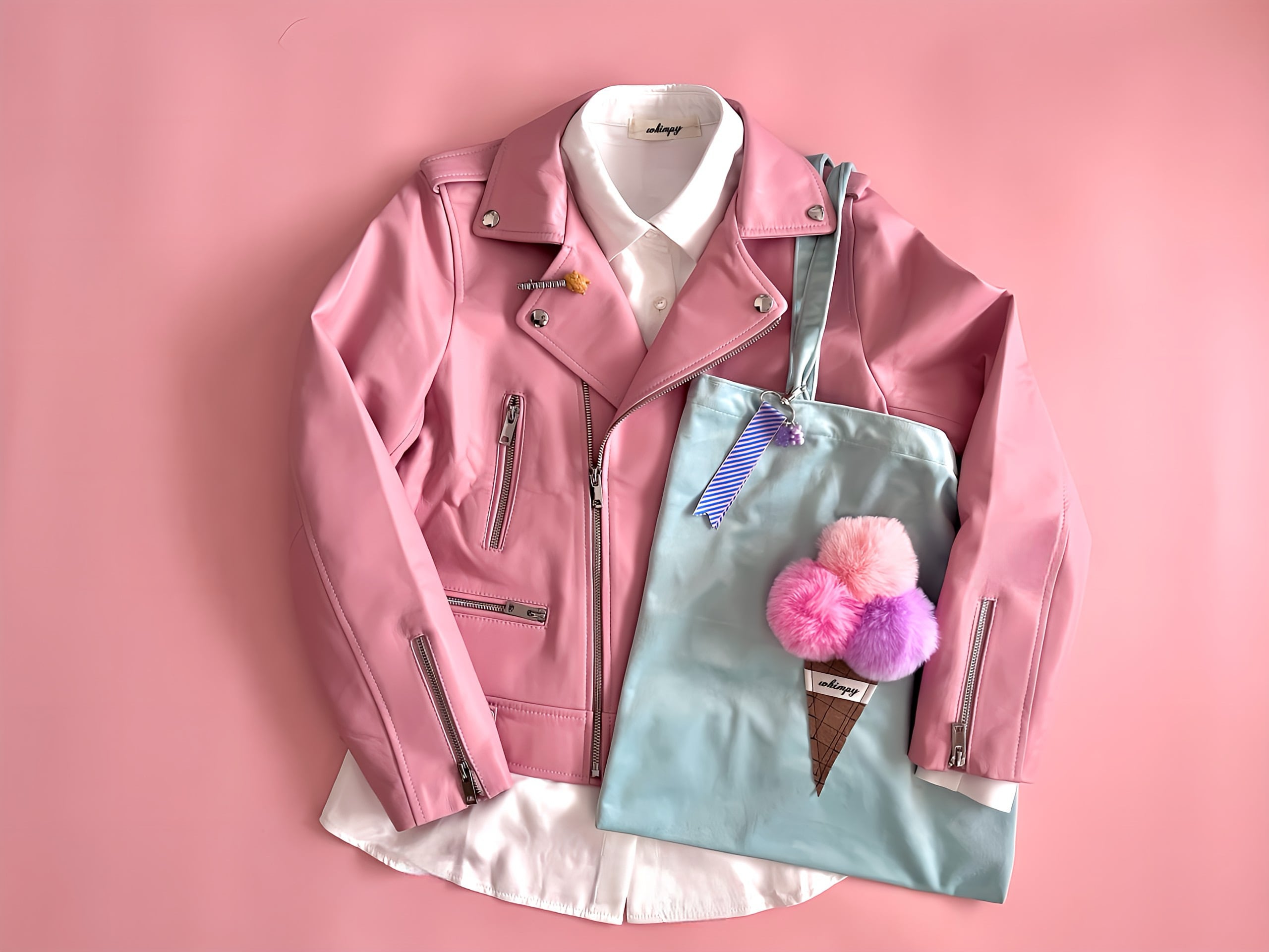 レザーライダースジャケット | whimpy or something Official Online Store