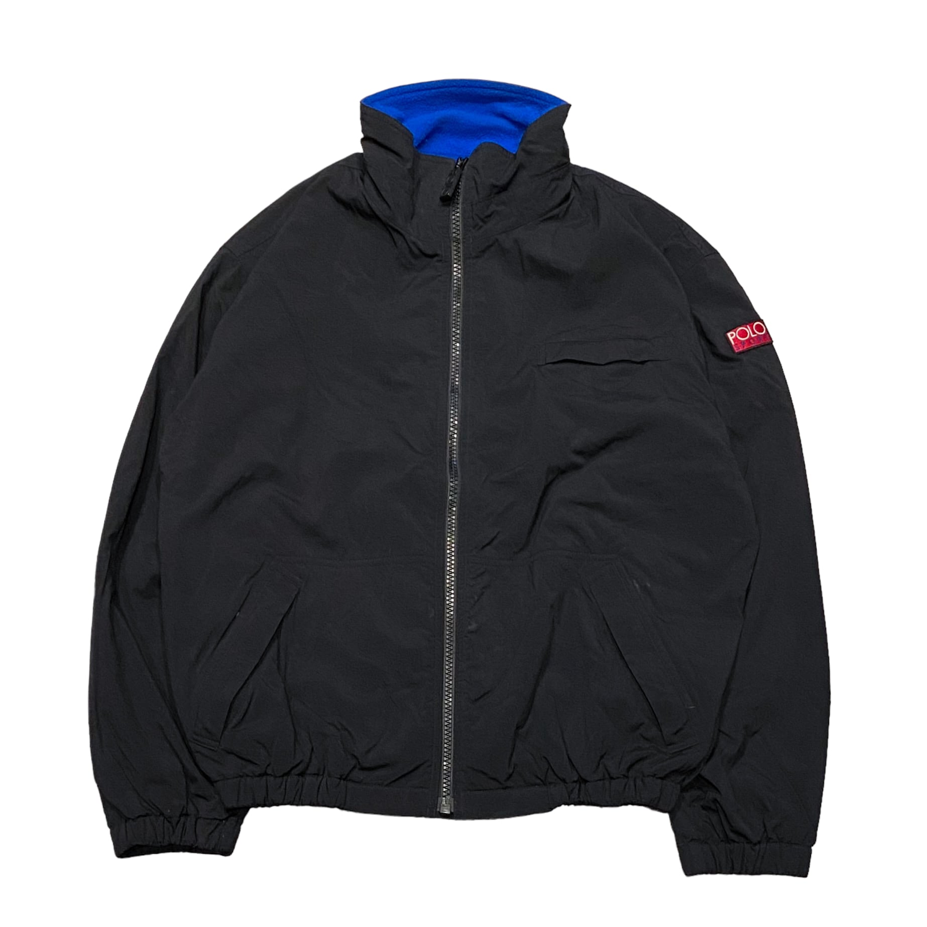 90's POLO SPORT Ralph Lauren Fleece Lining Nylon Jacket M / ポロ