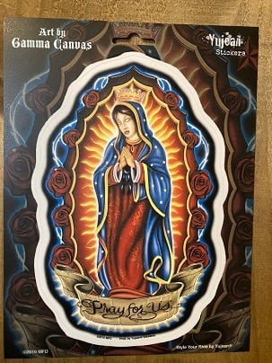 マリア像 グァタルーペの聖母 ステッカー FD1108 | Foursometoys