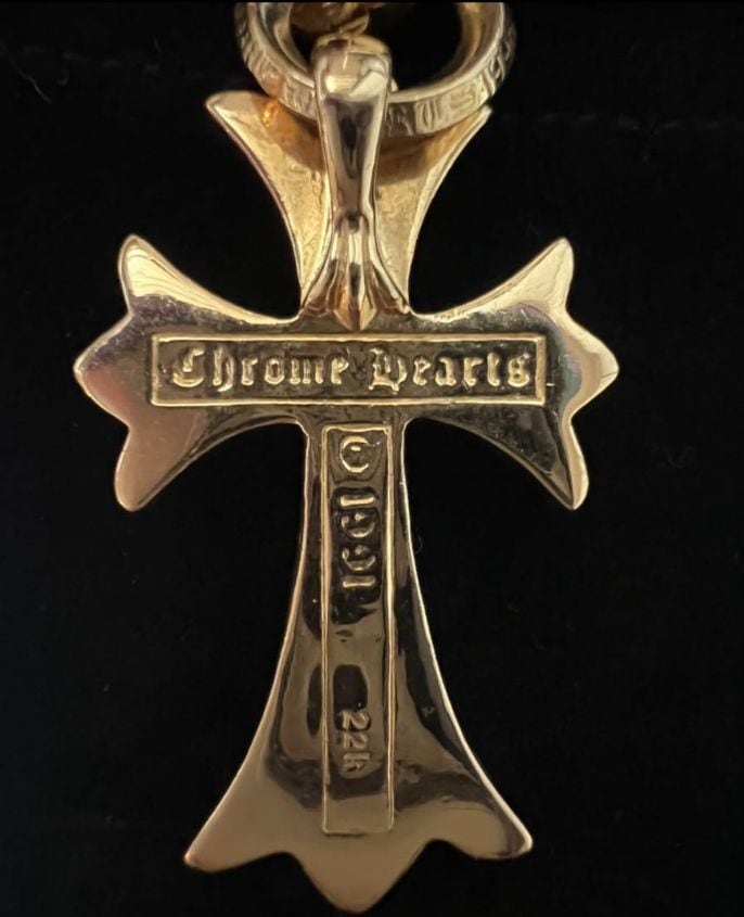 CHROME HEARTS クロムハーツ 22k 24インチペーパーチェーン／CH