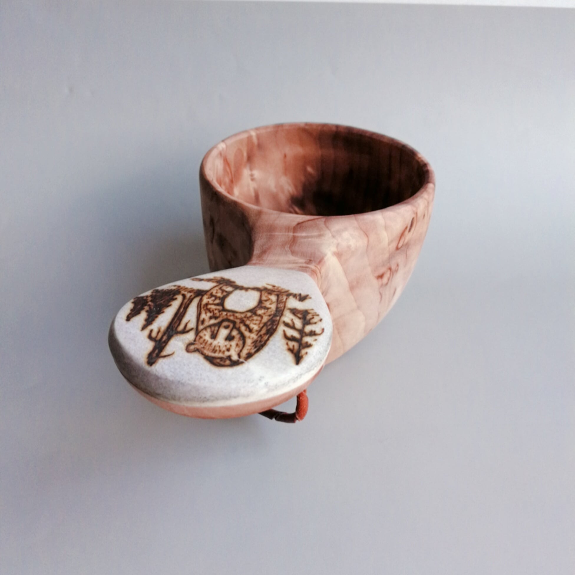 パッカタイデ／ククサ／ヴィサコイヴ／カーリーバーチ／1つ穴ハンドル