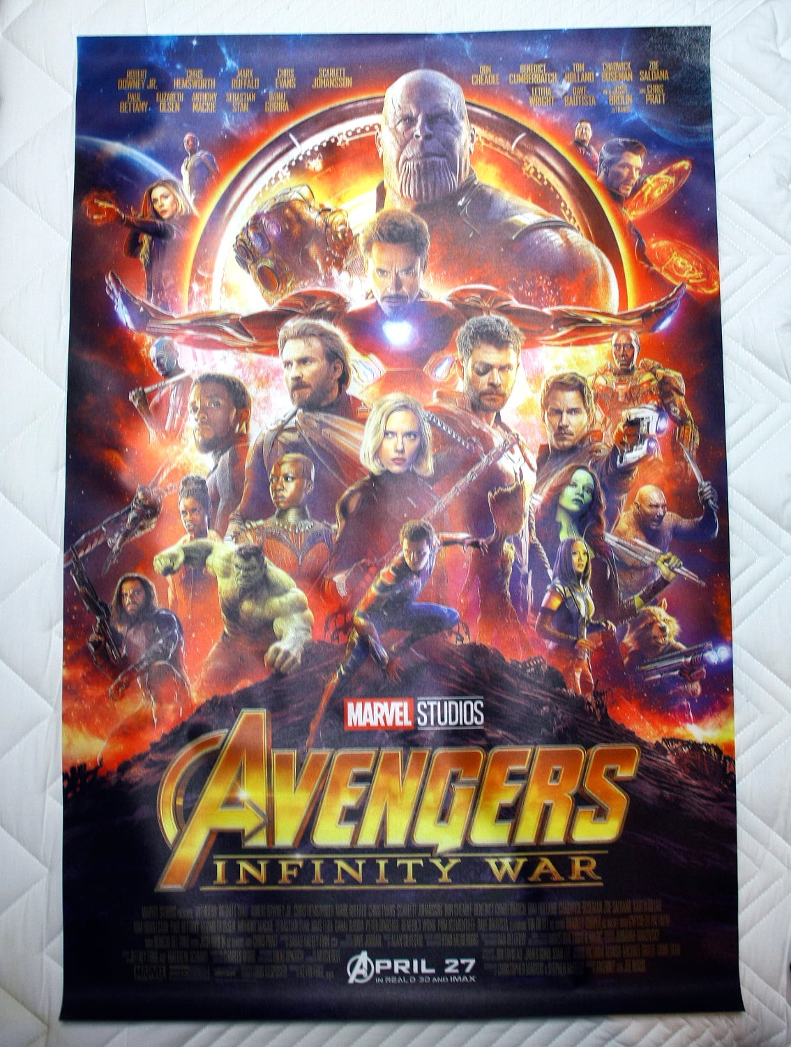 アベンジャーズ インフィニティ・ウォー ポスターA クレジット版