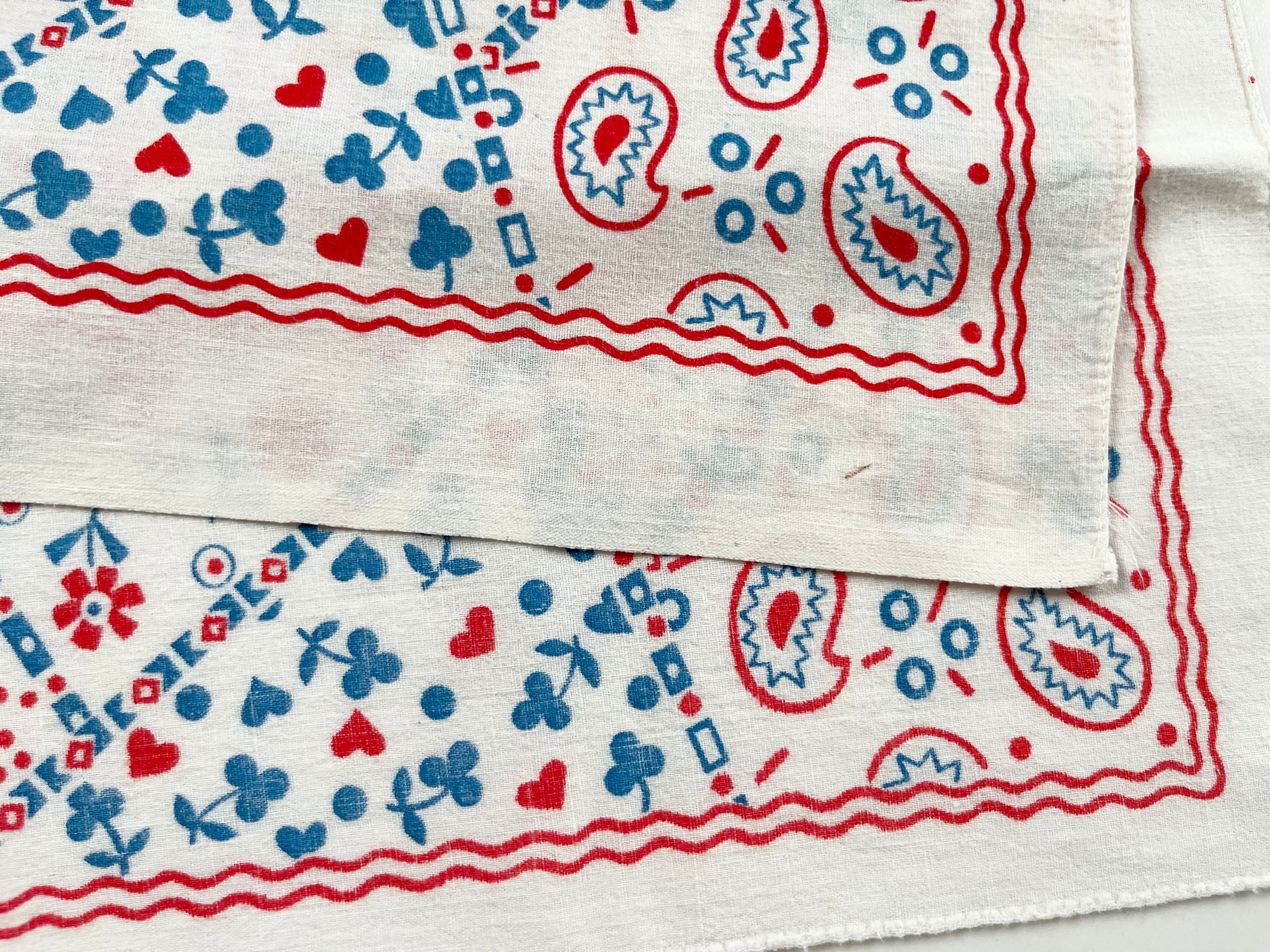 レアカラー】 クッキー RN13960 ヴィンテージバンダナ MADE IN USA