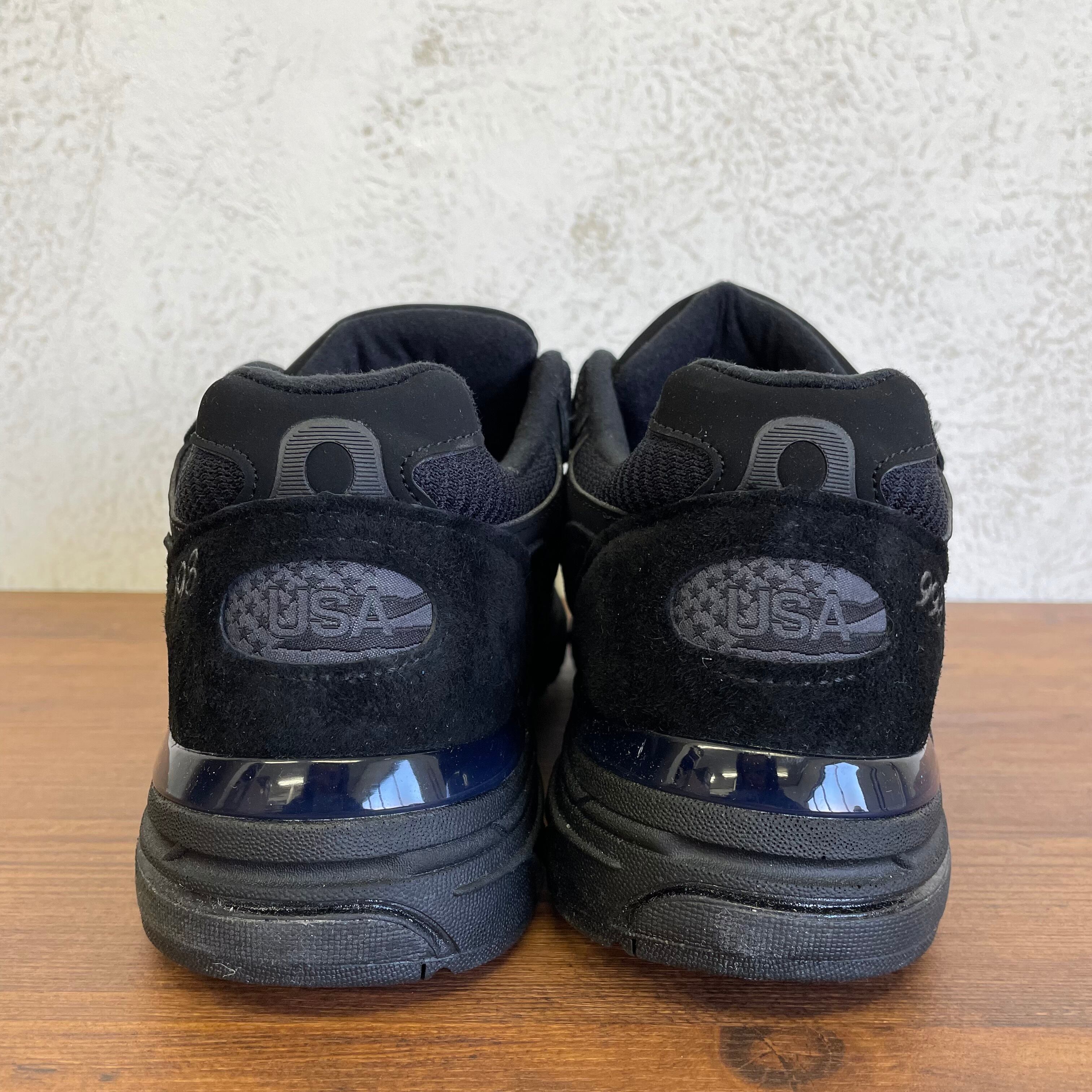 New!! New Balance 993 triple black made in USA size/US8.5(26.5cm