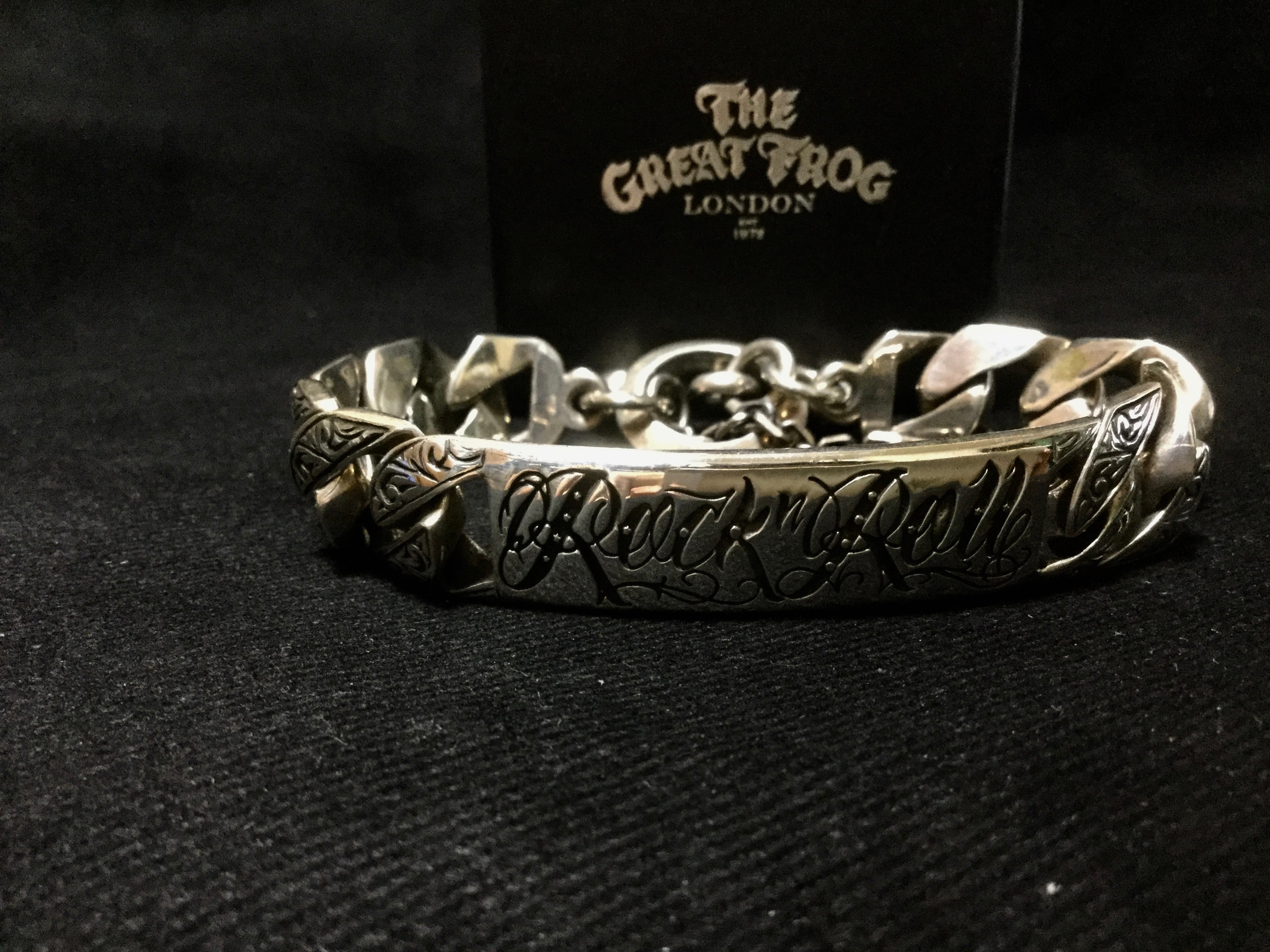 THE GREAT FROG ROCK`N ROLL ID BRACELET グレートフロッグ