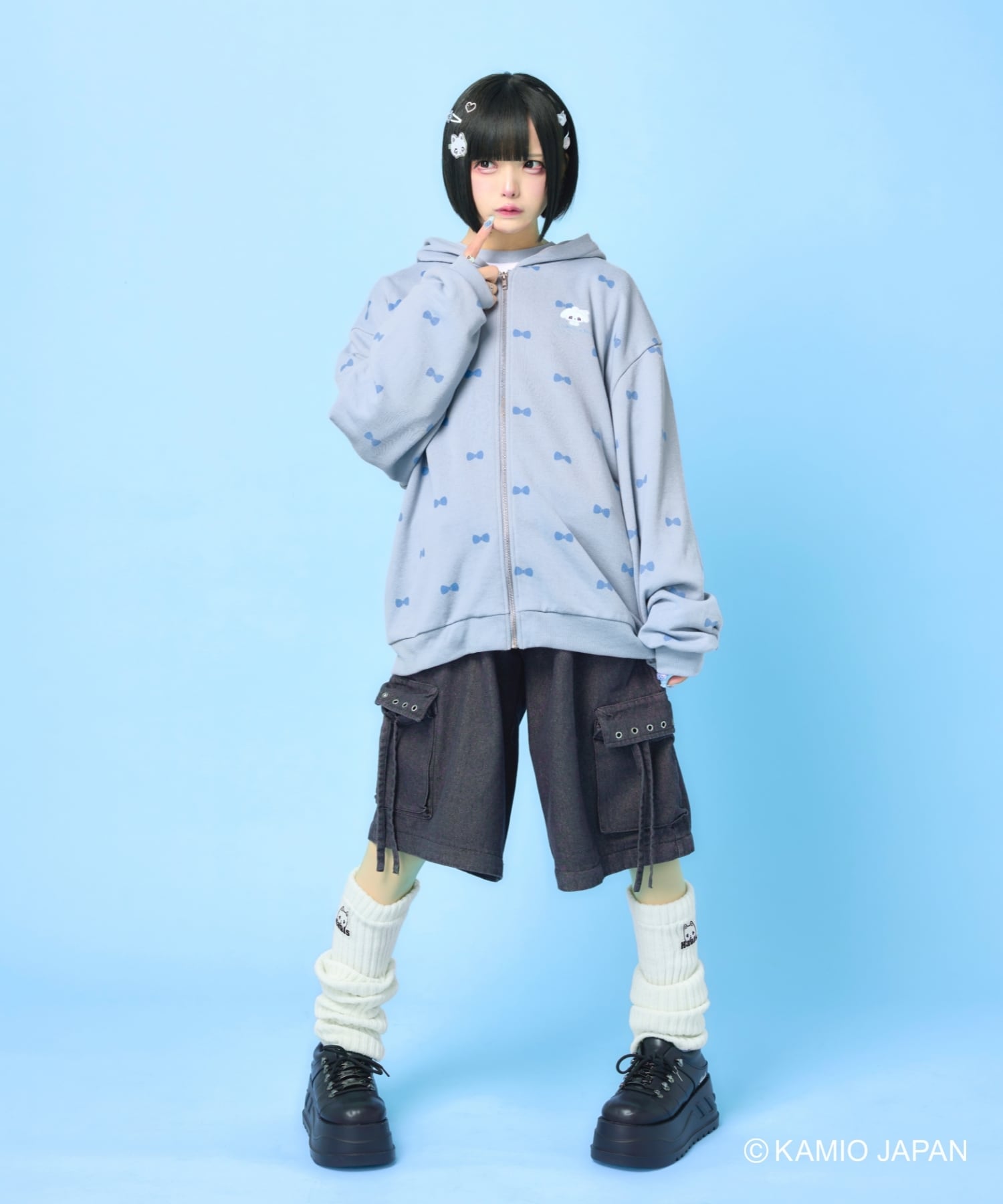 リボンまみれ☆まじベリコラボZIPパーカー(ピンク) | Hauls