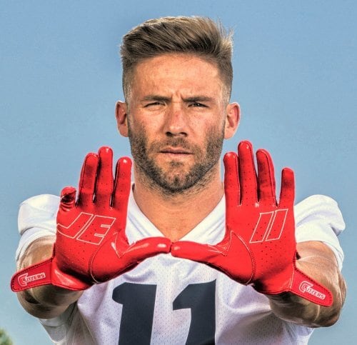 Cutters ジュリアン・エデルマンモデル WHITE アメフト グローブ | END