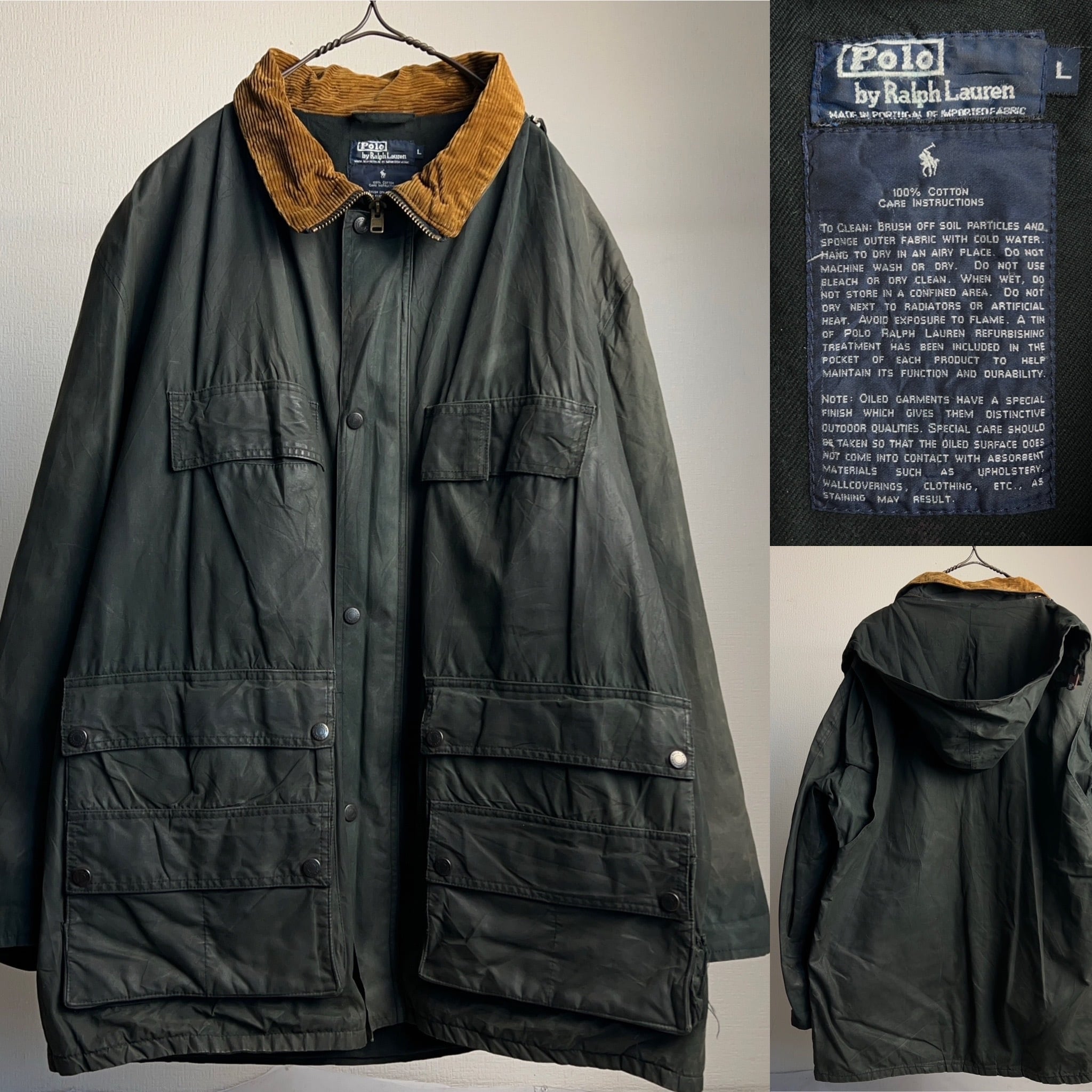 90's Polo by Ralph Lauren Oiled Hunting Jacket 90年代 ポロラルフ