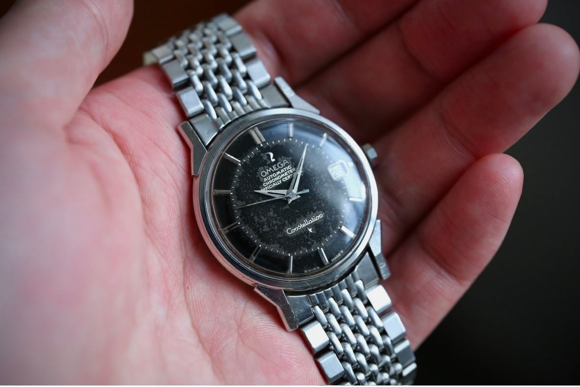 OMEGA】 1966年製 オメガ コンステレーション 12角 デイト ドッグ